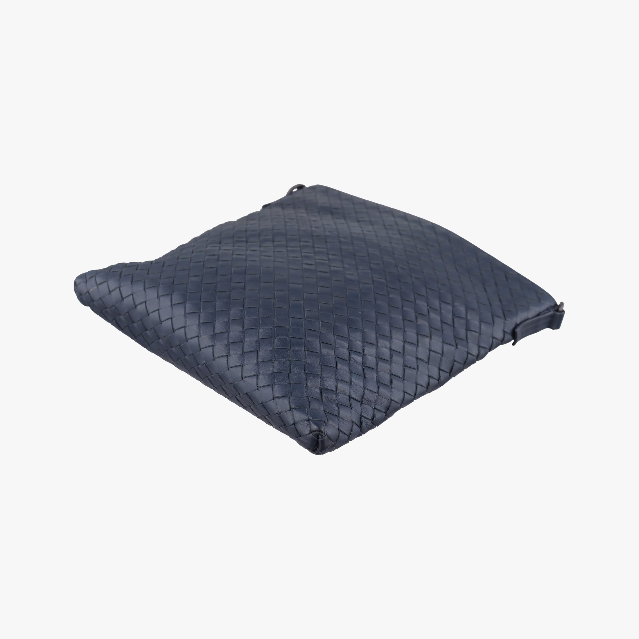 Vintage Bottega Veneta Intrecciato Navy lambskin  shoulderbag | stylenewstar