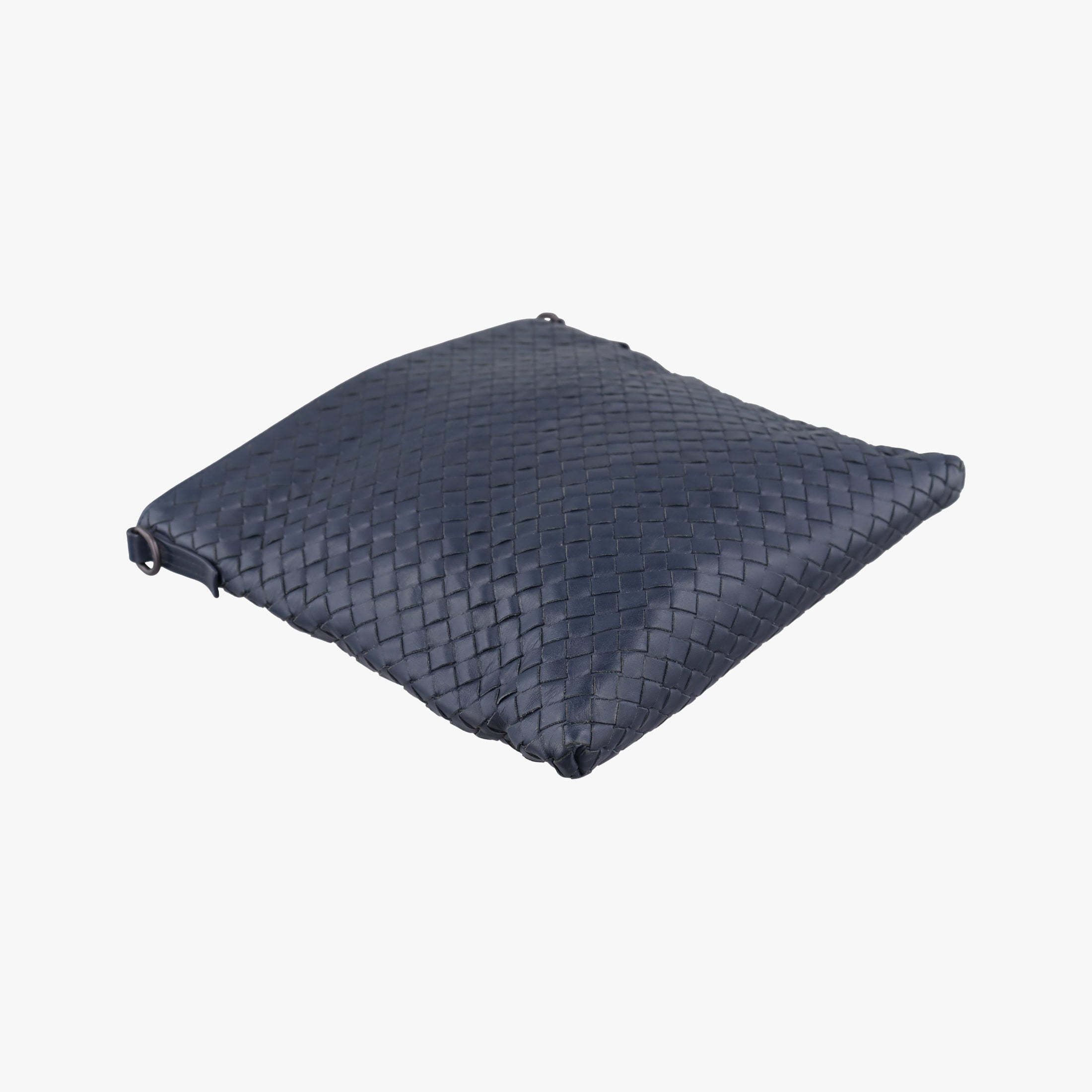 Vintage Bottega Veneta Intrecciato Navy lambskin  shoulderbag | stylenewstar
