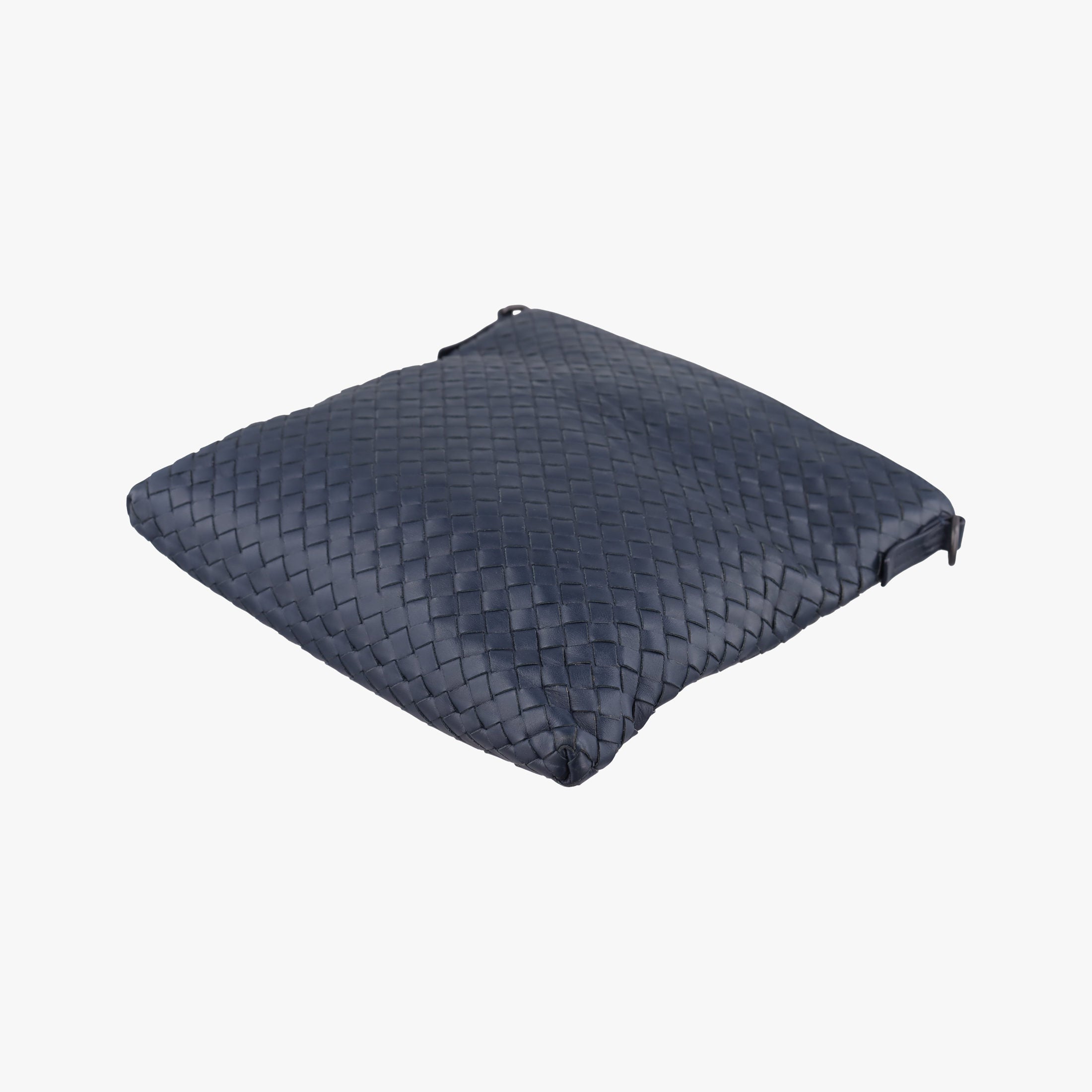 Vintage Bottega Veneta Intrecciato Navy lambskin  shoulderbag | stylenewstar