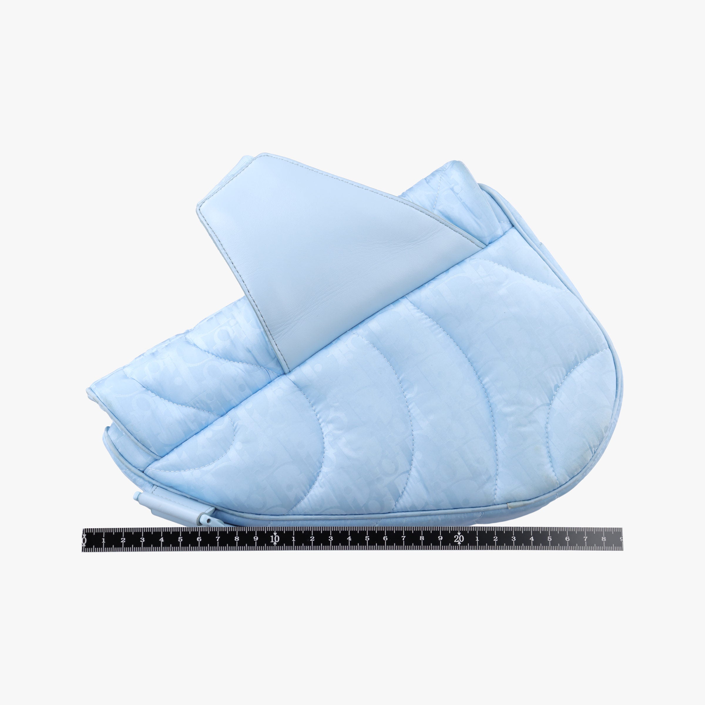 Secondhand Christian Dior Dior x ERL Spring 2023 Collaboration Saddle Blue Fabric  bum bag/waist bag | stylenewstar