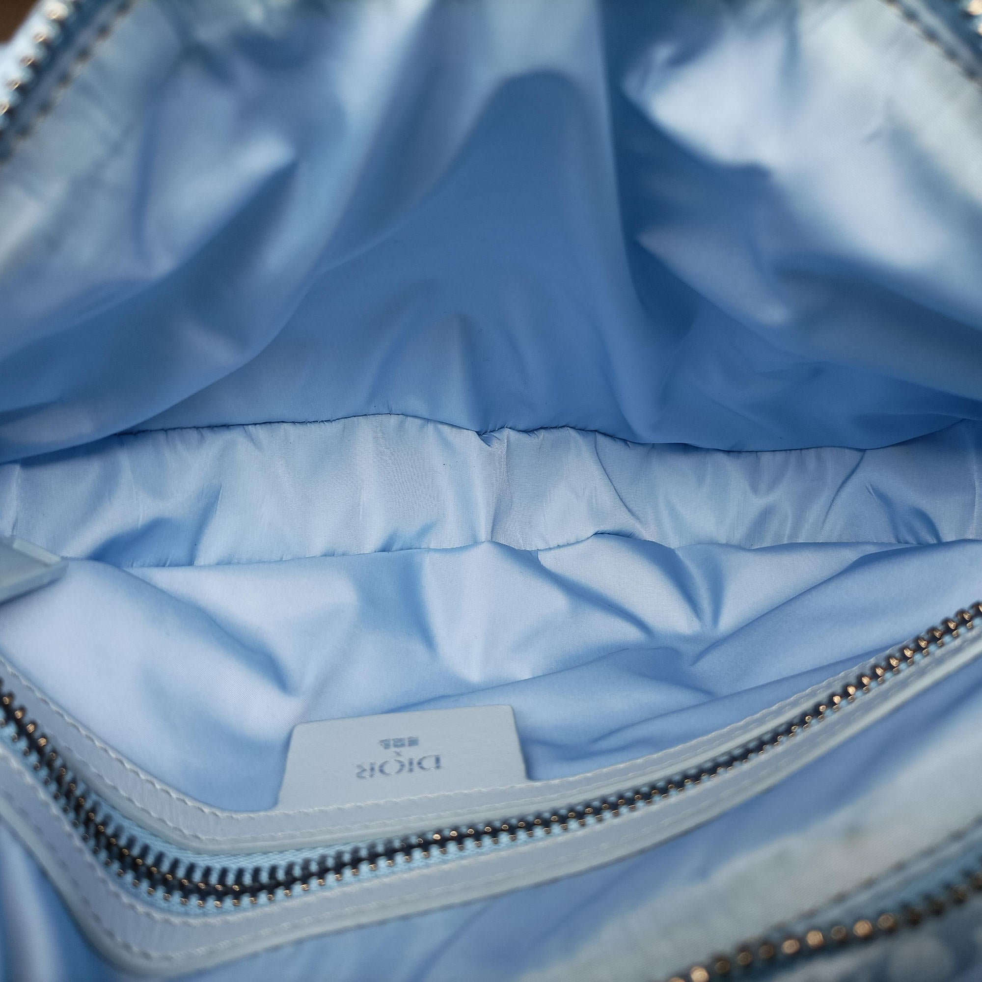 Secondhand Christian Dior Dior x ERL Spring 2023 Collaboration Saddle Blue Fabric  bum bag/waist bag | stylenewstar