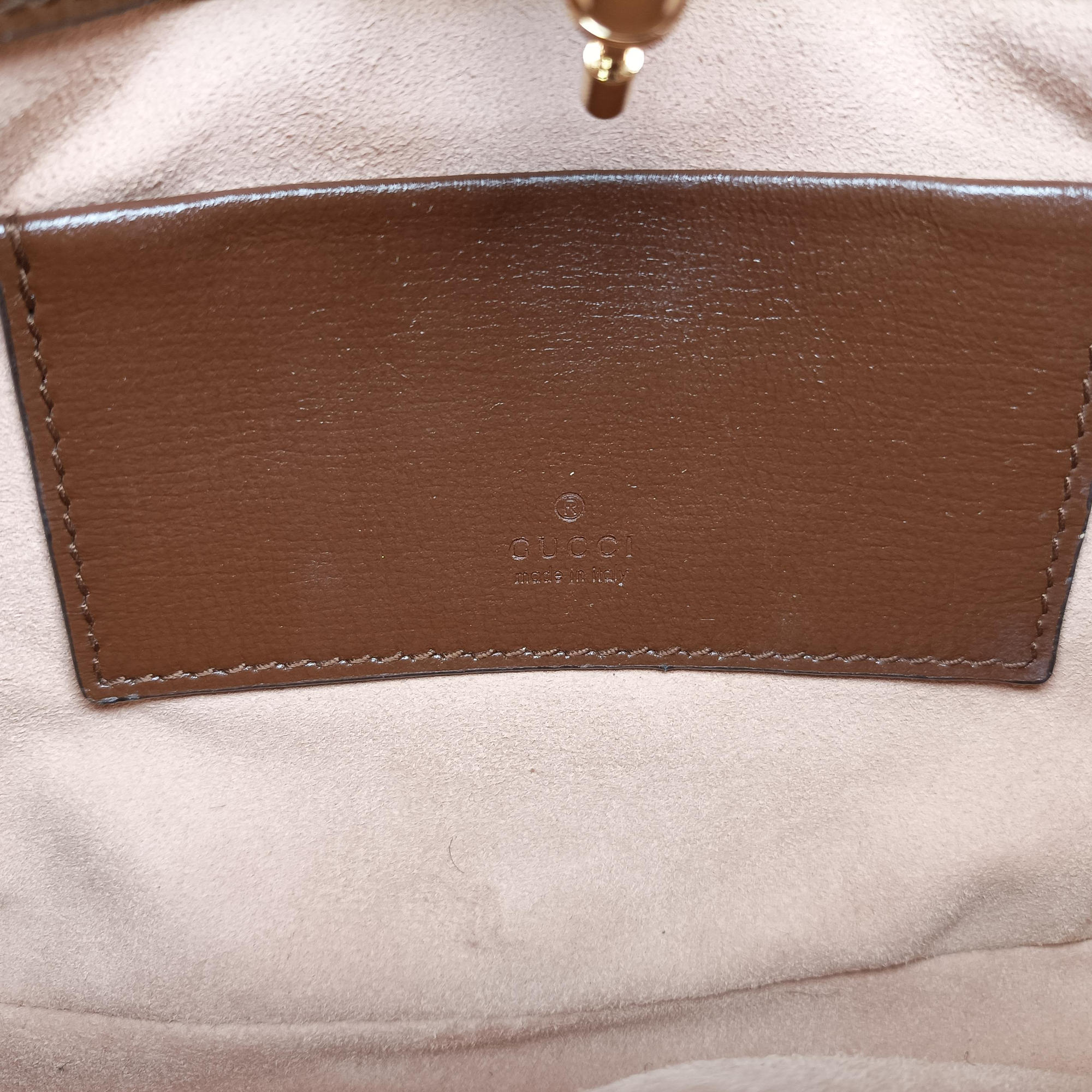 Pre-owned Gucci Jackie 1961 GG Supreme Brown PVC coated canvas 637092 shoulderbag | stylenewstar