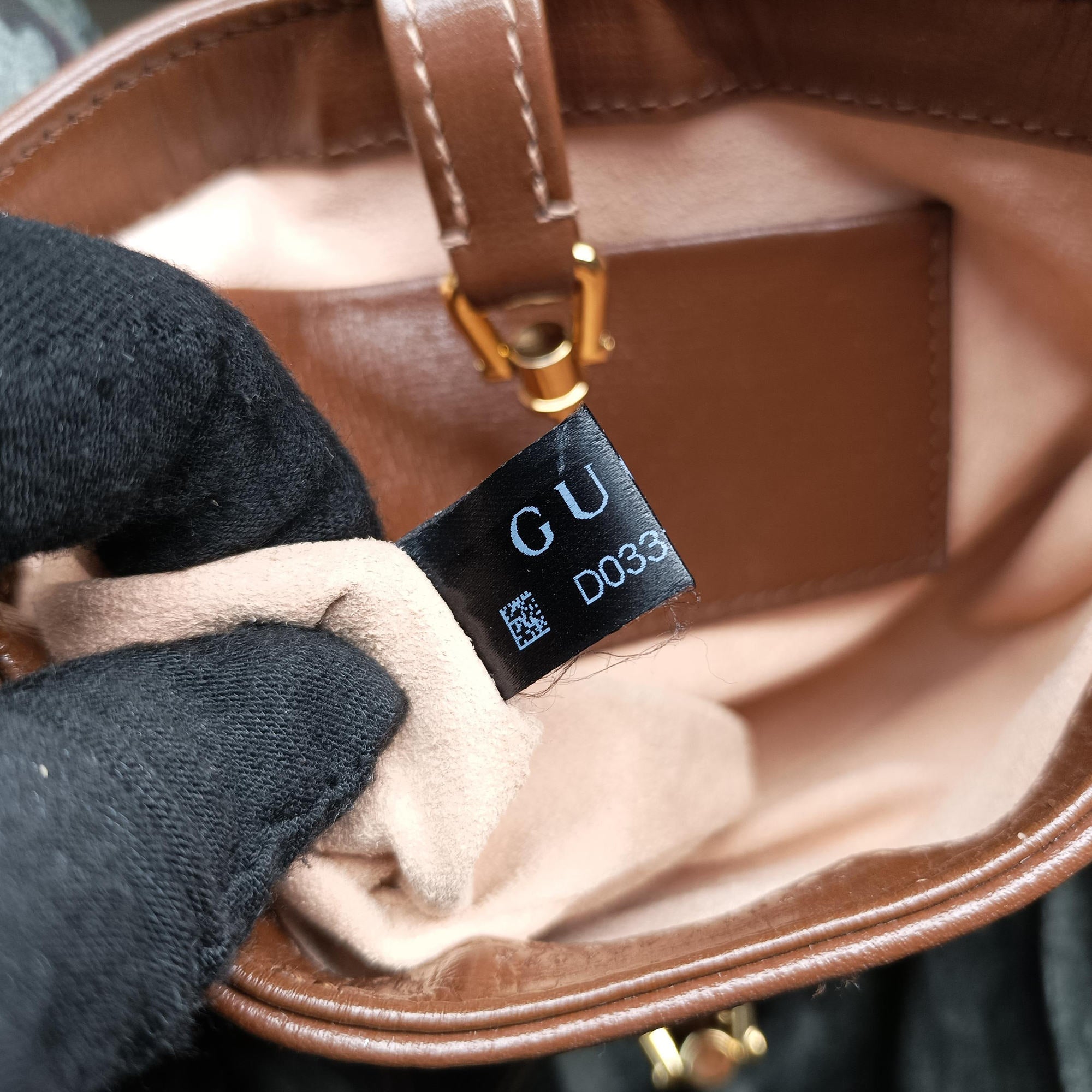Pre-owned Gucci Jackie 1961 GG Supreme Brown PVC coated canvas 637092 shoulderbag | stylenewstar