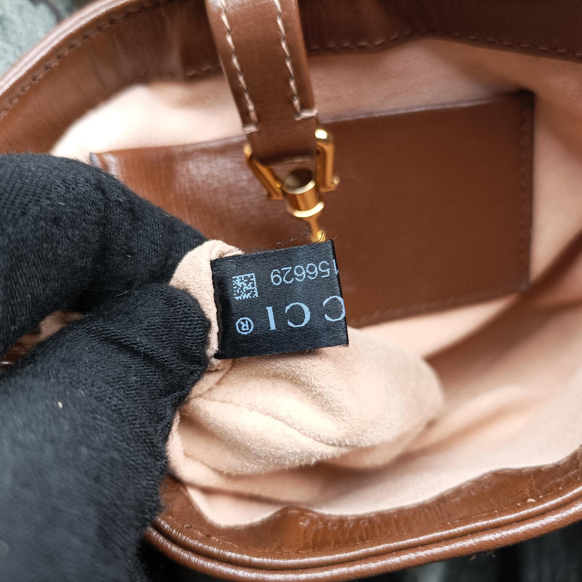 Pre-owned Gucci Jackie 1961 GG Supreme Brown PVC coated canvas 637092 shoulderbag | stylenewstar