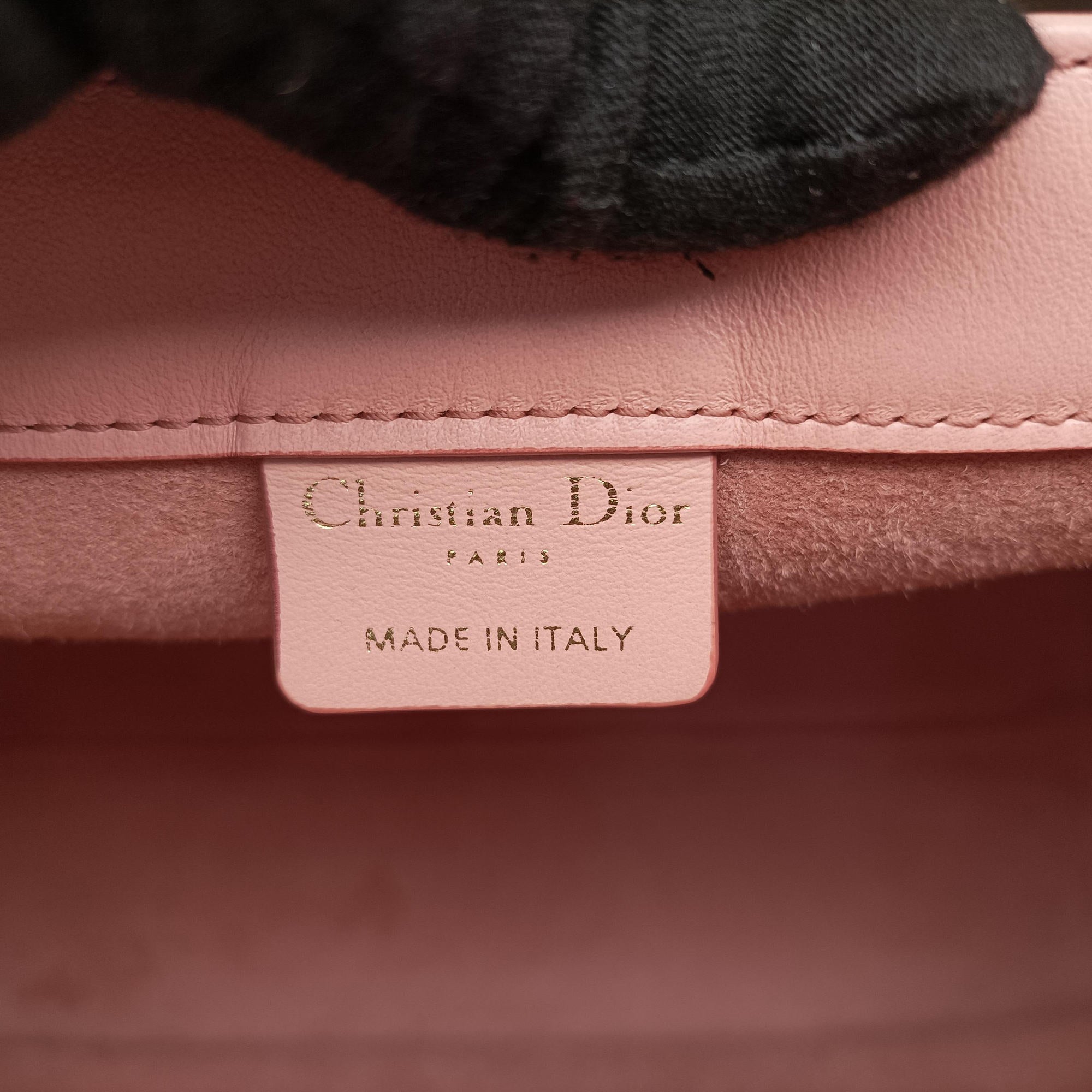 Pre-owned Christian Dior Book Tote Bag Pink leather  handbag | stylenewstar