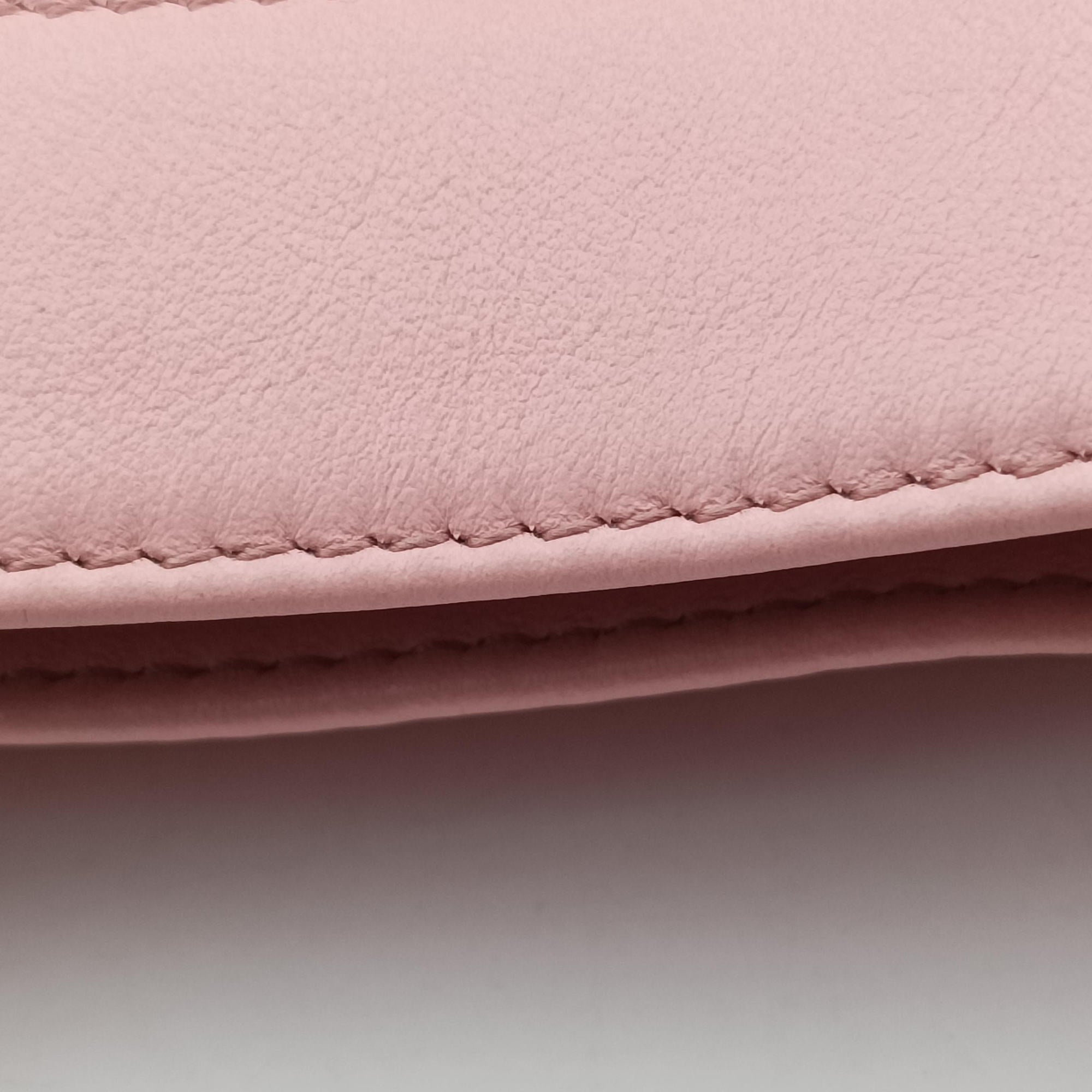 Pre-owned Christian Dior Book Tote Bag Pink leather  handbag | stylenewstar
