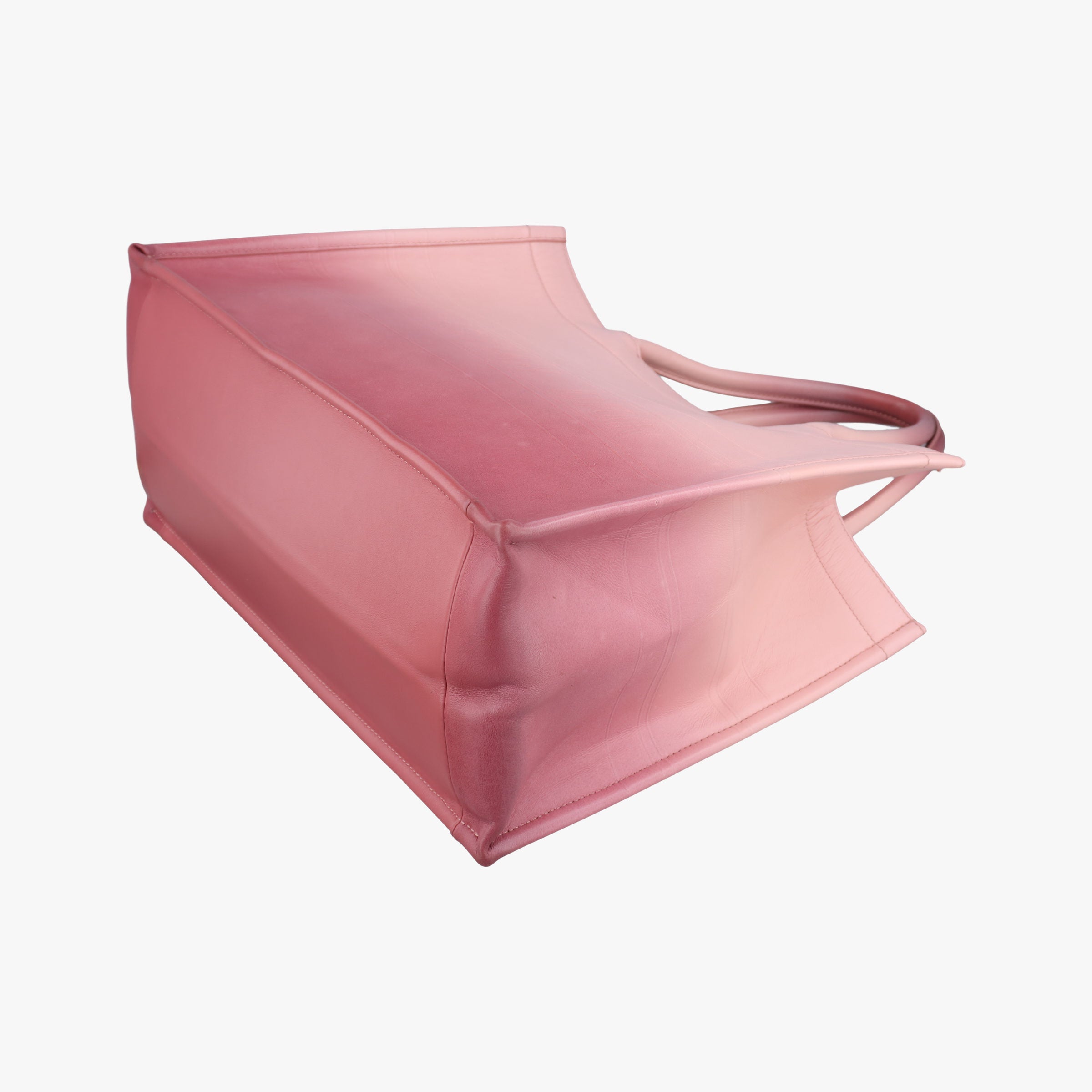 Pre-owned Christian Dior Book Tote Bag Pink leather  handbag | stylenewstar