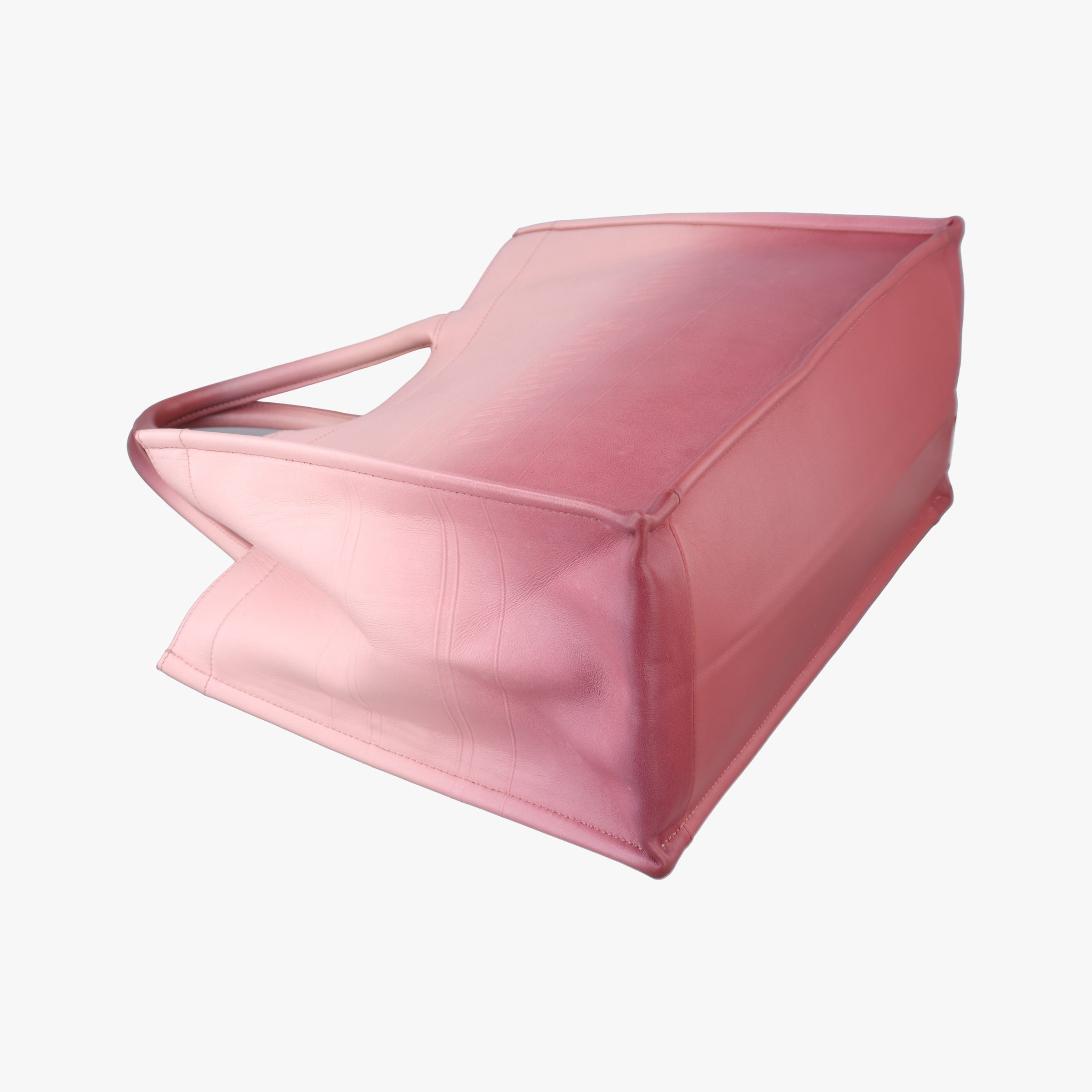 Pre-owned Christian Dior Book Tote Bag Pink leather  handbag | stylenewstar