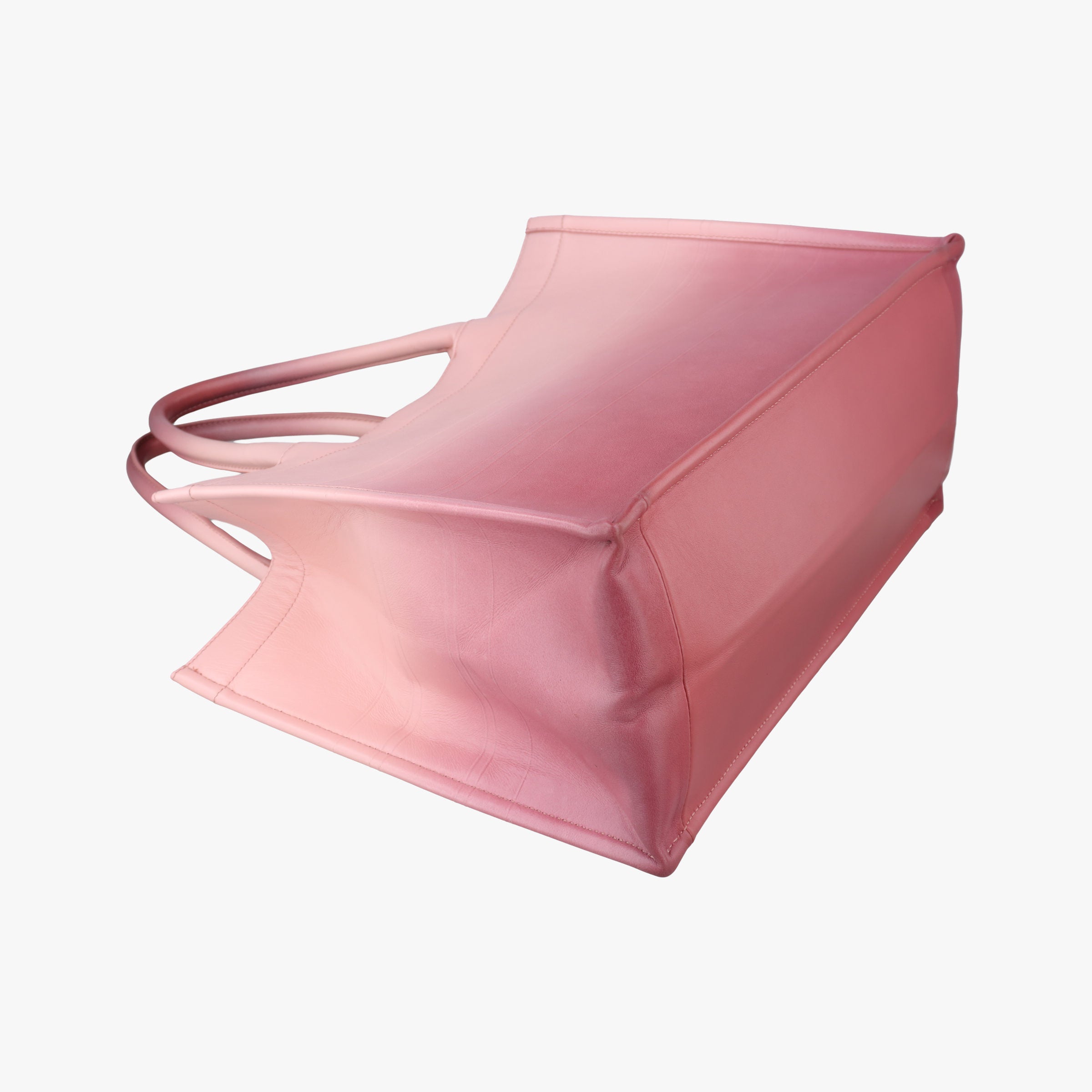 Pre-owned Christian Dior Book Tote Bag Pink leather  handbag | stylenewstar