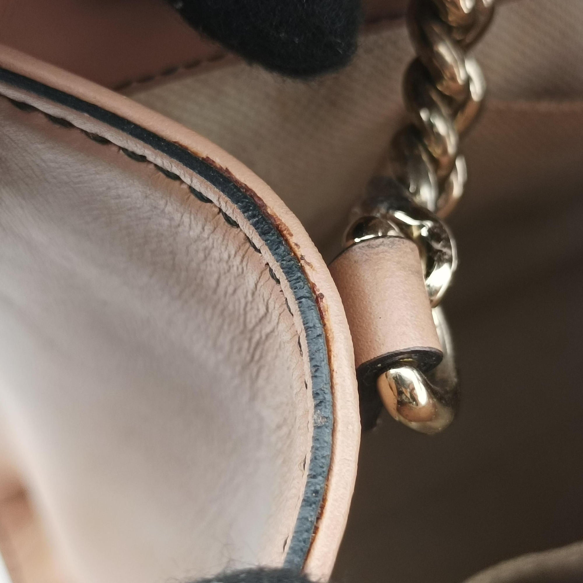 Pre-owned Gucci Emily Beige×pink canvas×leather 295402 shoulderbag | stylenewstar