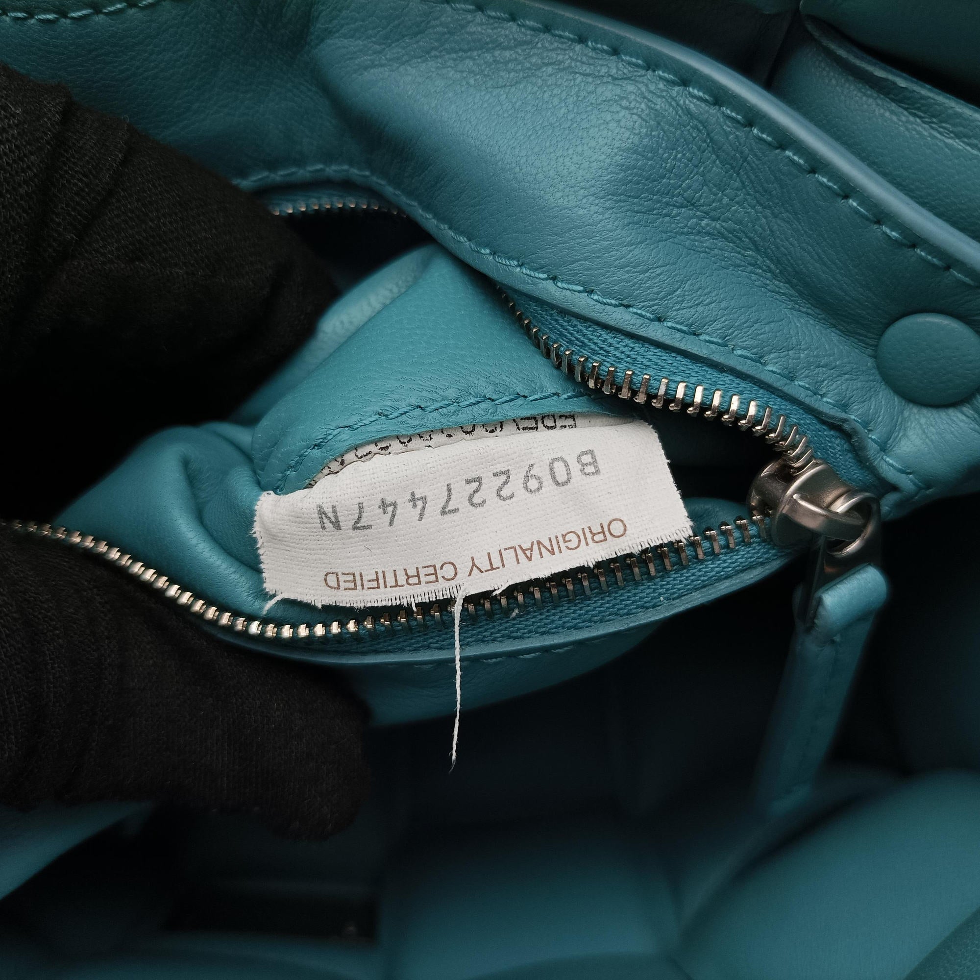 Vintage Bottega Veneta Padded Cassette Blue lambskin  shoulderbag | stylenewstar