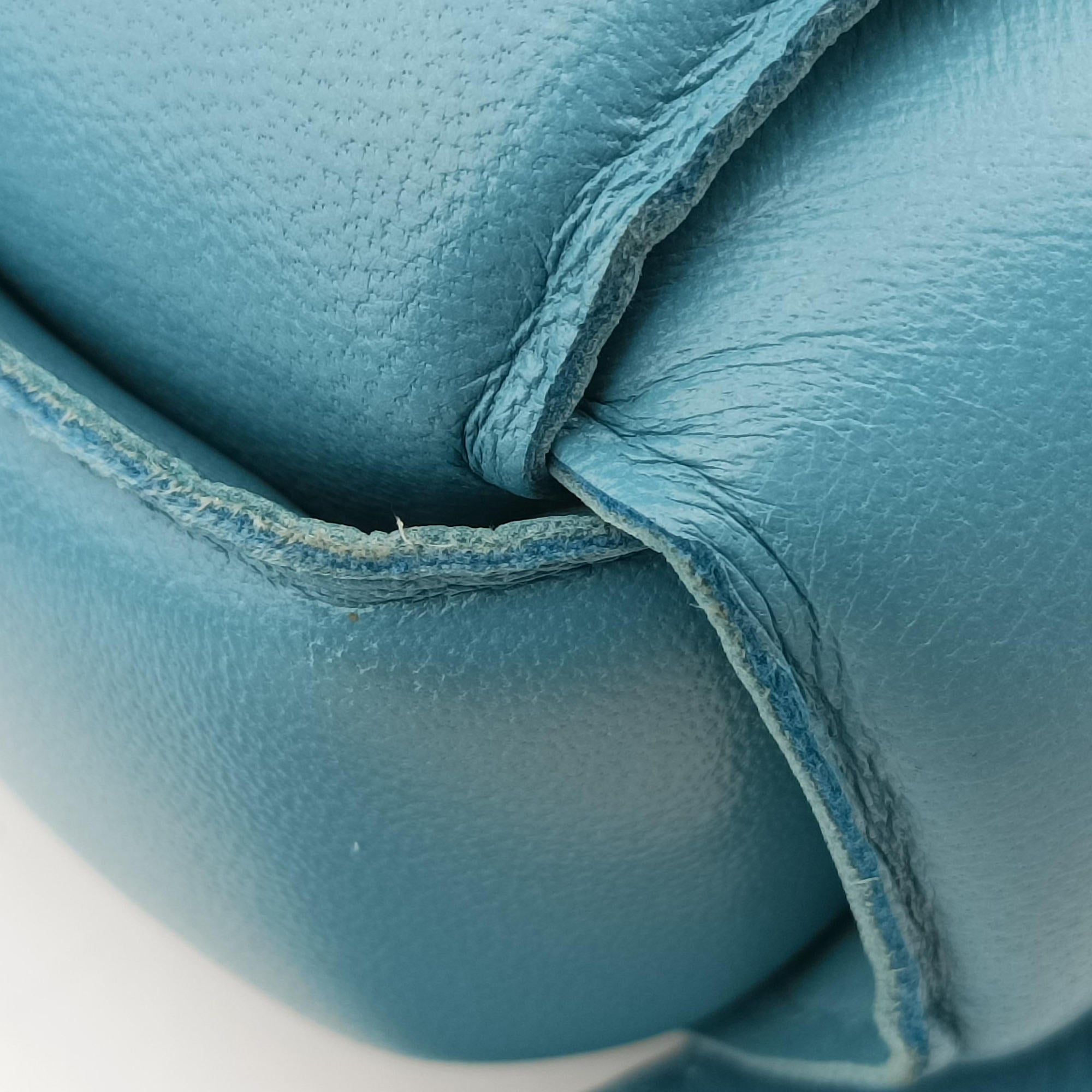 Vintage Bottega Veneta Padded Cassette Blue lambskin  shoulderbag | stylenewstar