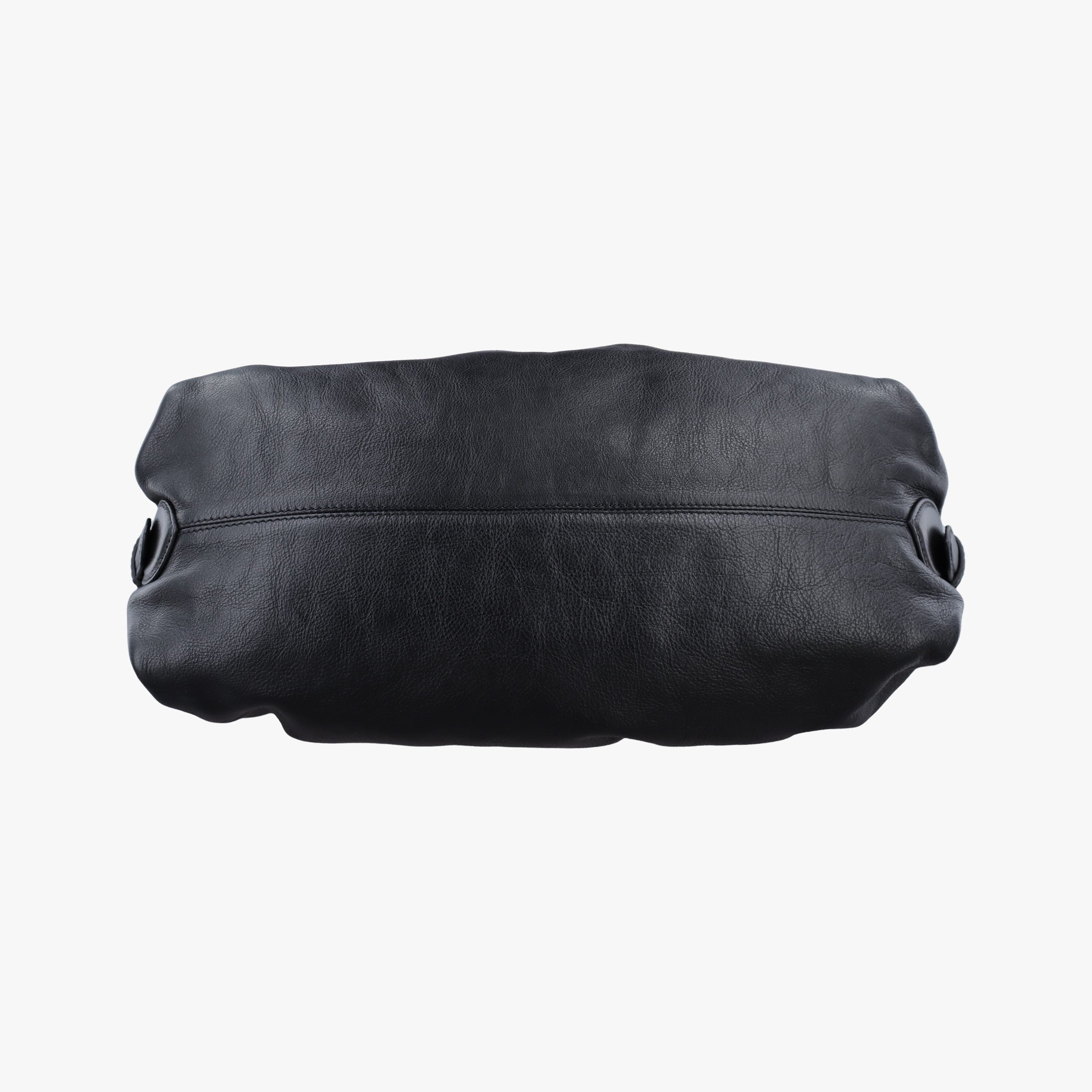 Pre-owned Fendi Toile de Cuir Black Leather 8BR579 shoulderbag | stylenewstar