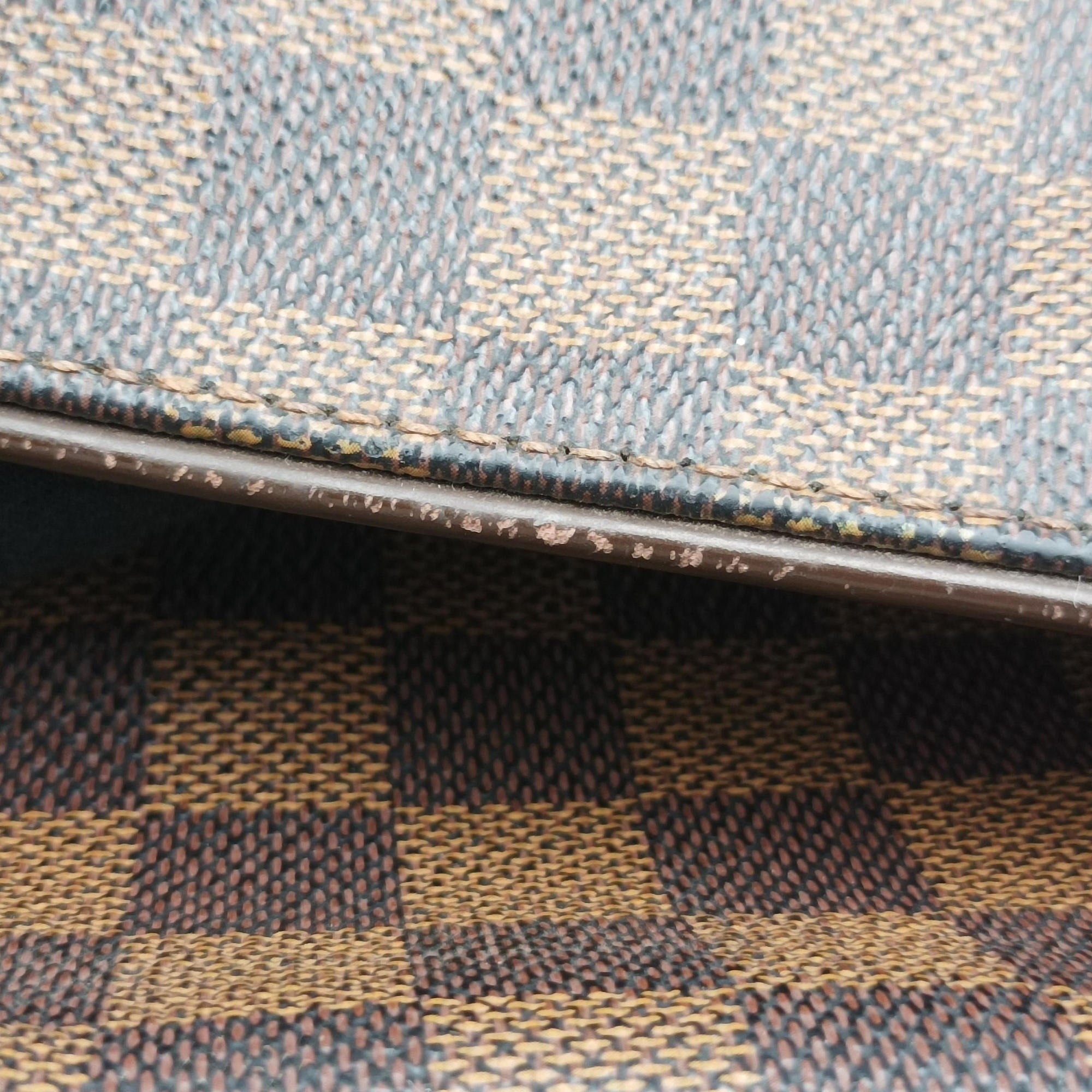 Pre-owned Louis Vuitton BROOKLYN MM EBENE Damier Canvas N51211 shoulderbag | stylenewstar