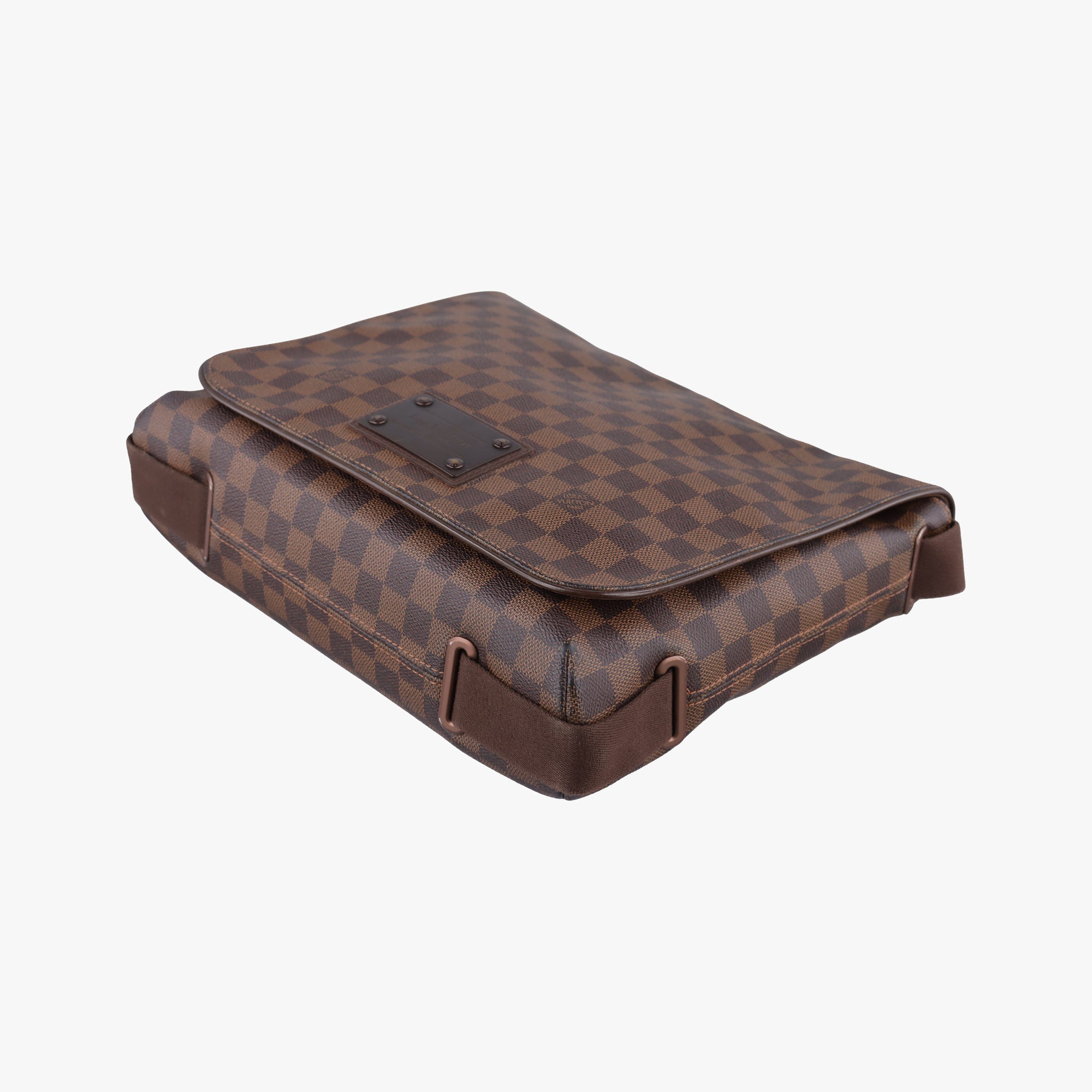 Pre-owned Louis Vuitton BROOKLYN MM EBENE Damier Canvas N51211 shoulderbag | stylenewstar