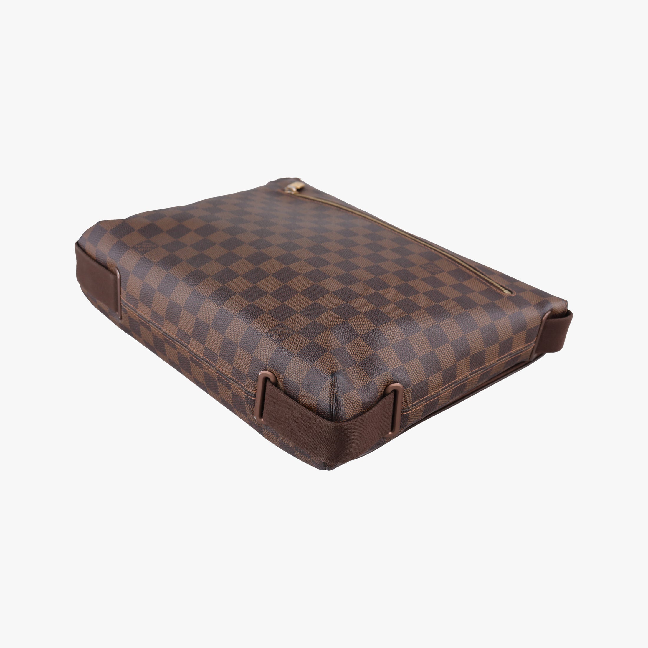 Pre-owned Louis Vuitton BROOKLYN MM EBENE Damier Canvas N51211 shoulderbag | stylenewstar