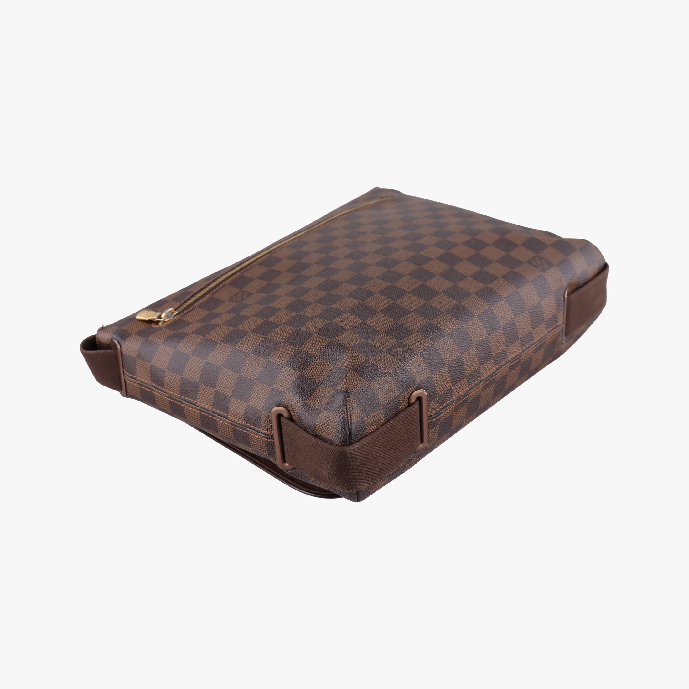 Pre-owned Louis Vuitton BROOKLYN MM EBENE Damier Canvas N51211 shoulderbag | stylenewstar