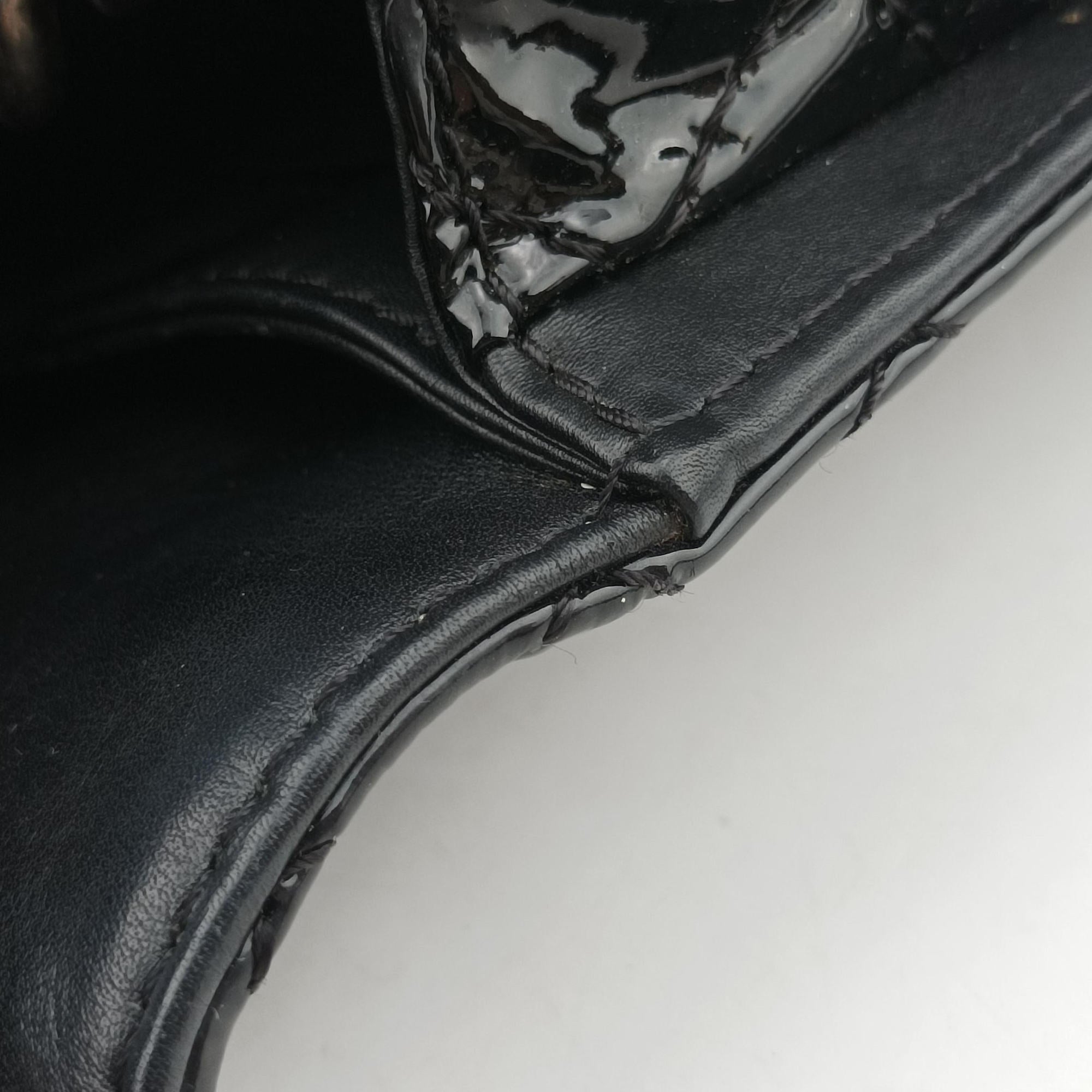 Pre-owned Chanel BOY CHANEL Black Patent leather A67946 shoulderbag | stylenewstar