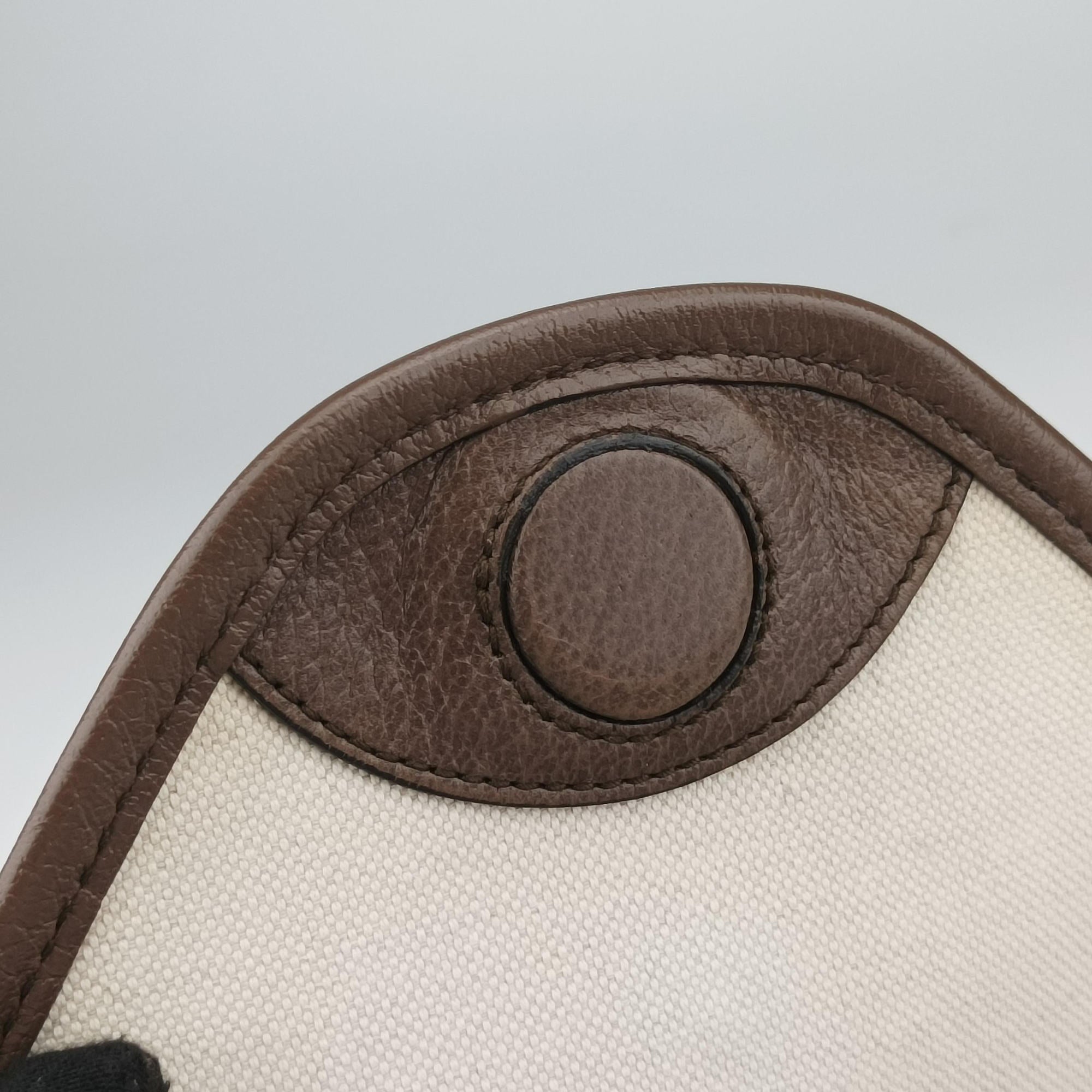 Pre-owned Gucci Neo Vintage GG Medium Messenger Beige×red×green PVC coated canvas×Leather 598604 shoulderbag | stylenewstar