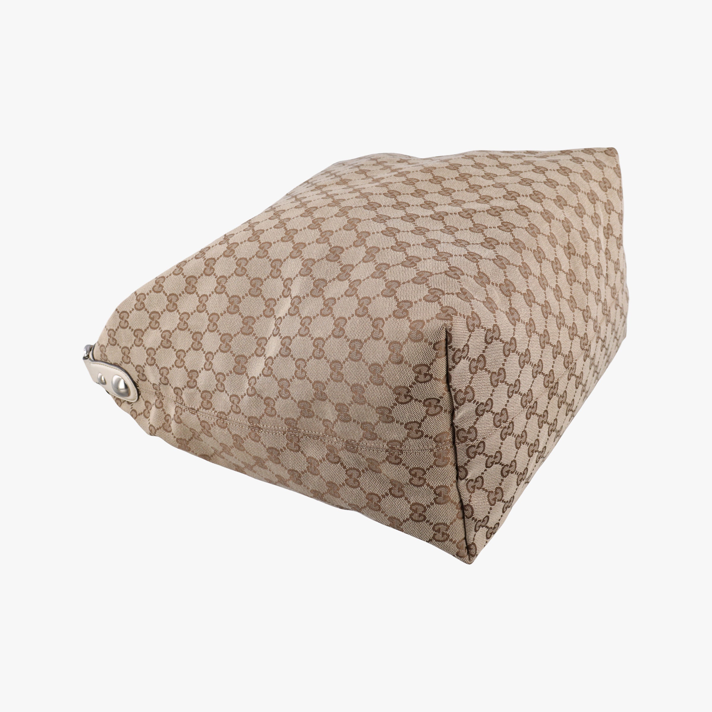 Pre-owned Gucci GG Hobo Brown canvas 232950 shoulderbag | stylenewstar
