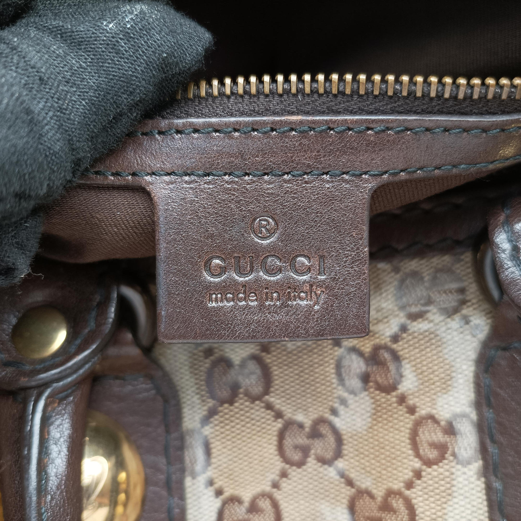 Pre-owned Gucci Babushka Multicolour PVC coated canvas 207775 handbag | stylenewstar