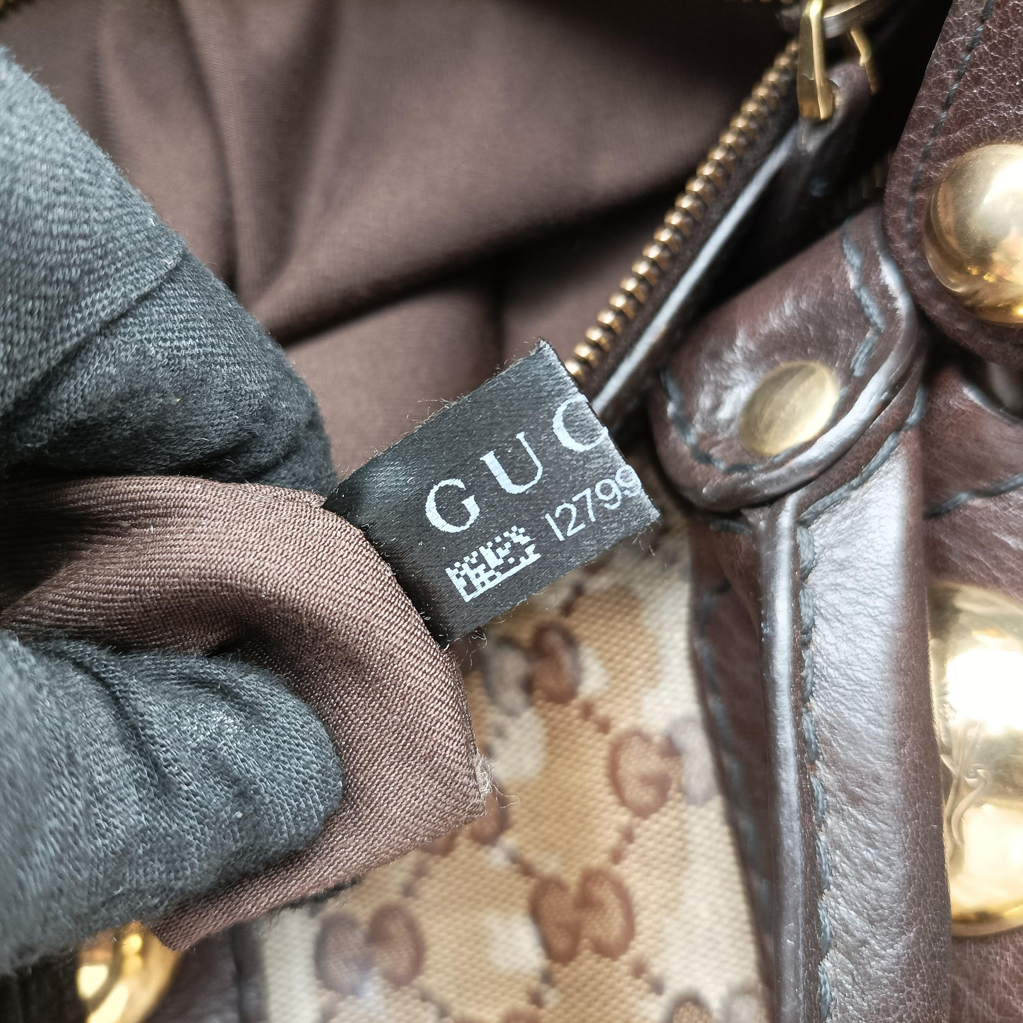 Pre-owned Gucci Babushka Multicolour PVC coated canvas 207775 handbag | stylenewstar