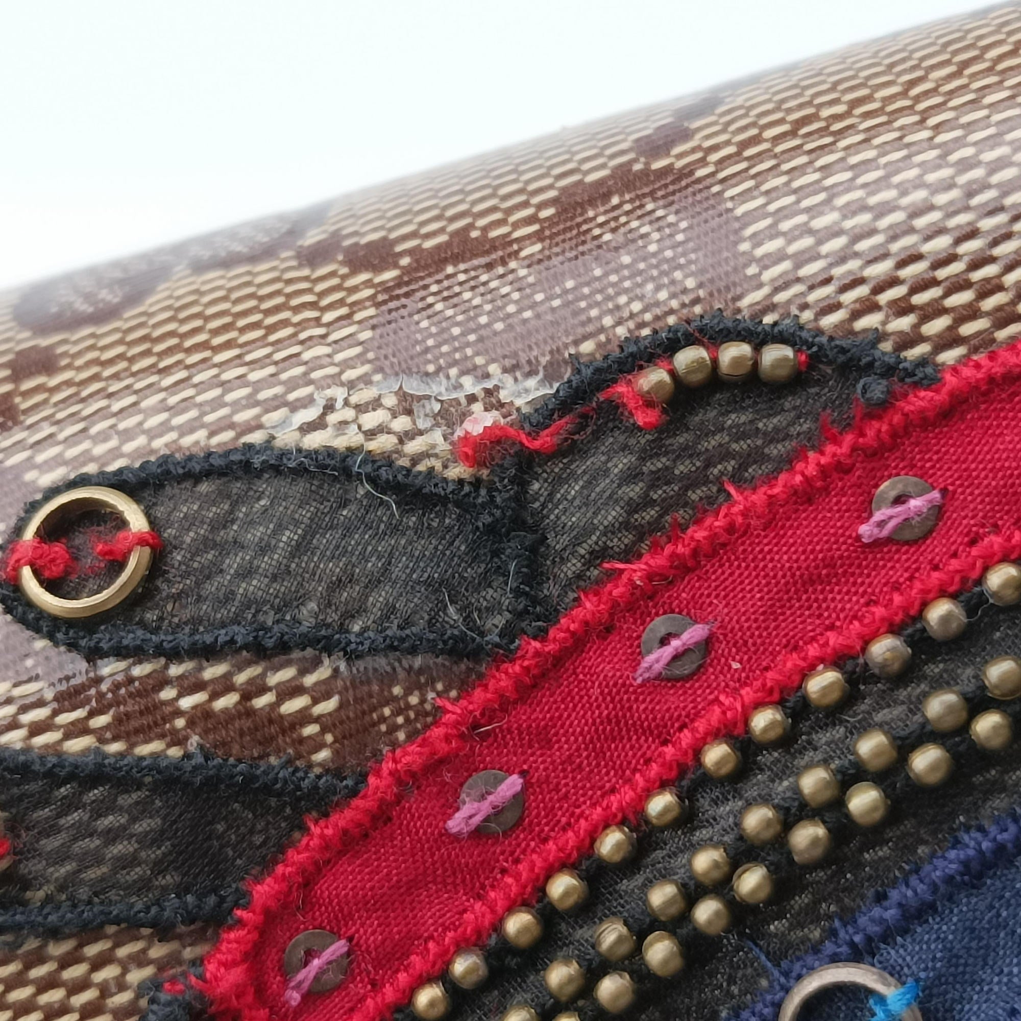 Pre-owned Gucci Babushka Multicolour PVC coated canvas 207775 handbag | stylenewstar