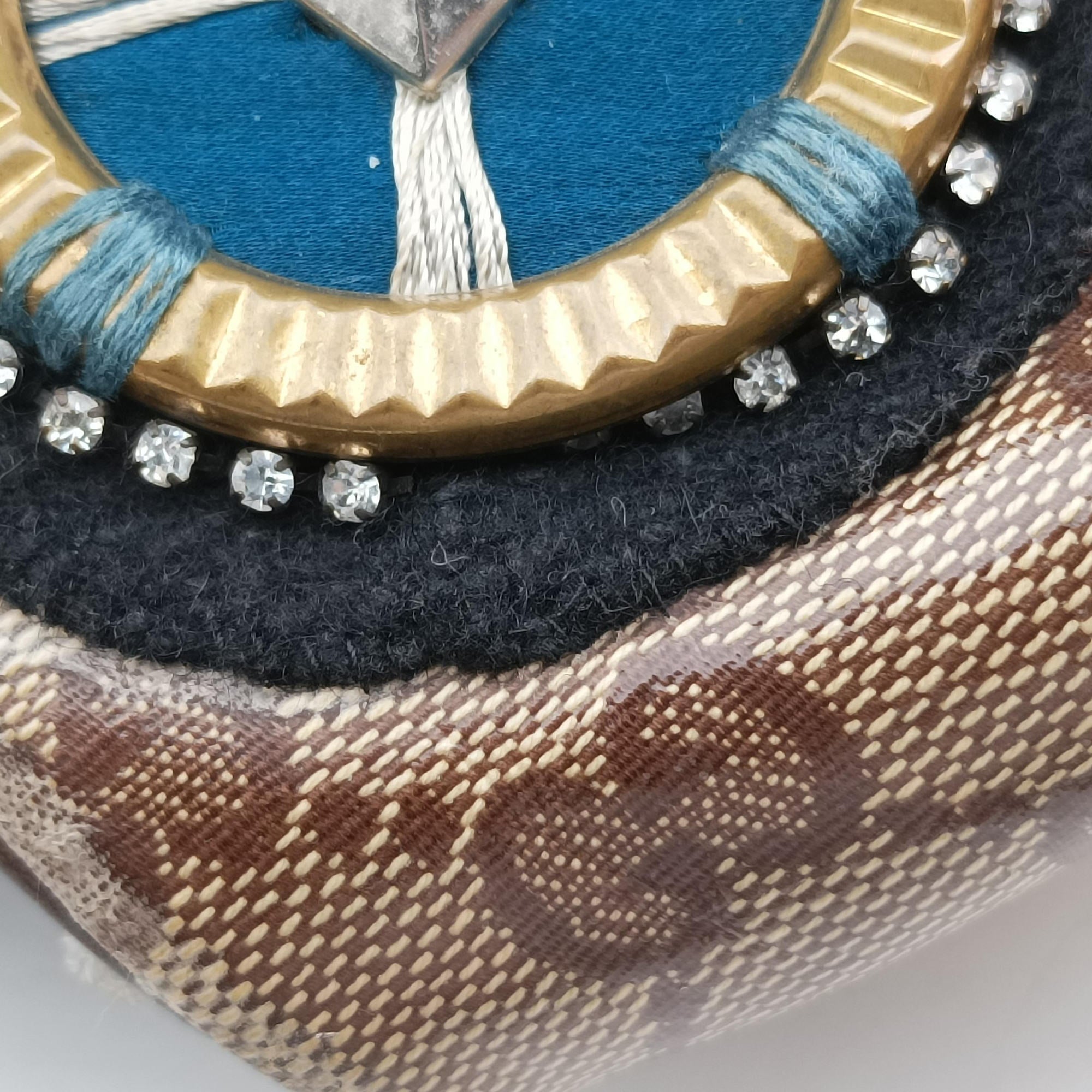 Pre-owned Gucci Babushka Multicolour PVC coated canvas 207775 handbag | stylenewstar