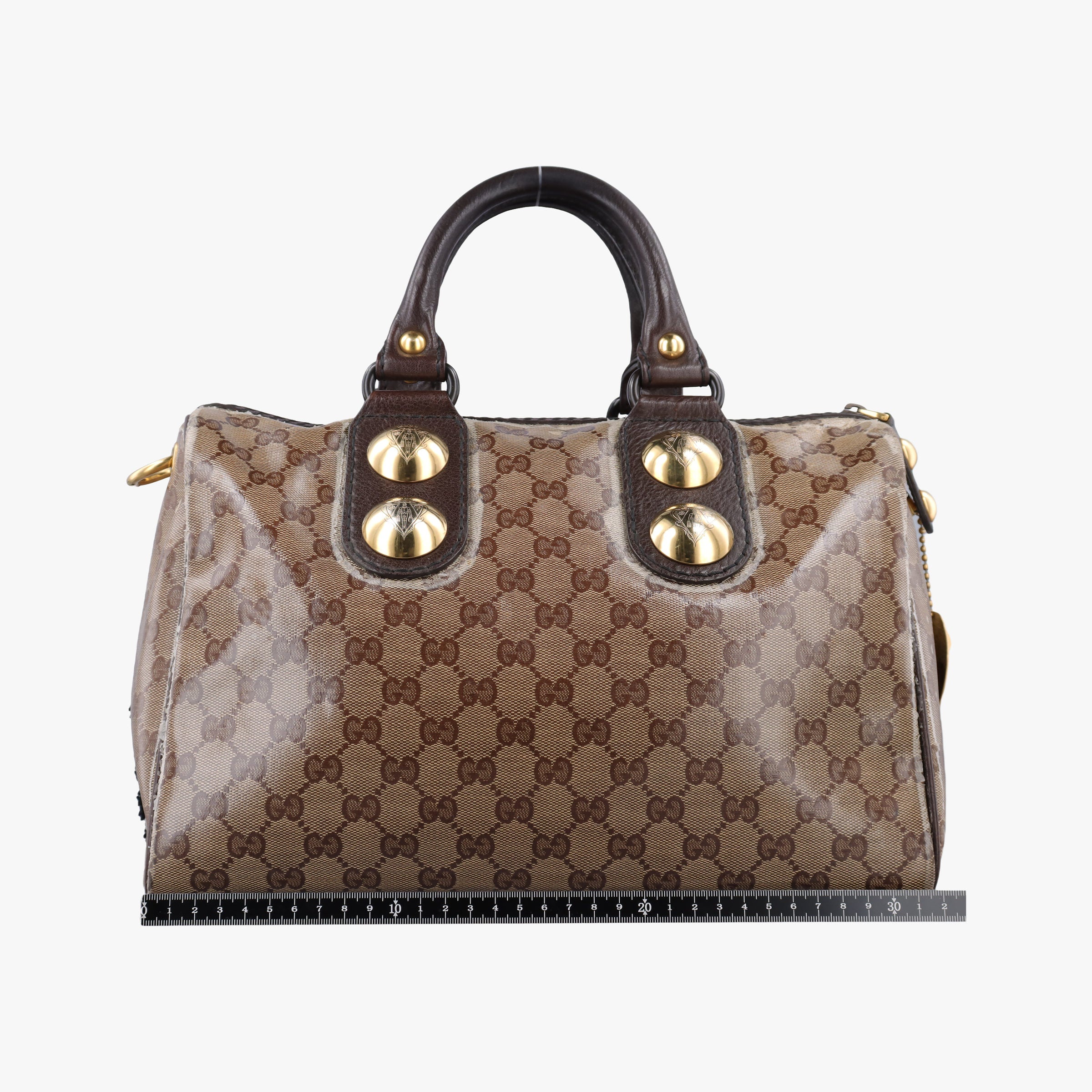Pre-owned Gucci Babushka Multicolour PVC coated canvas 207775 handbag | stylenewstar