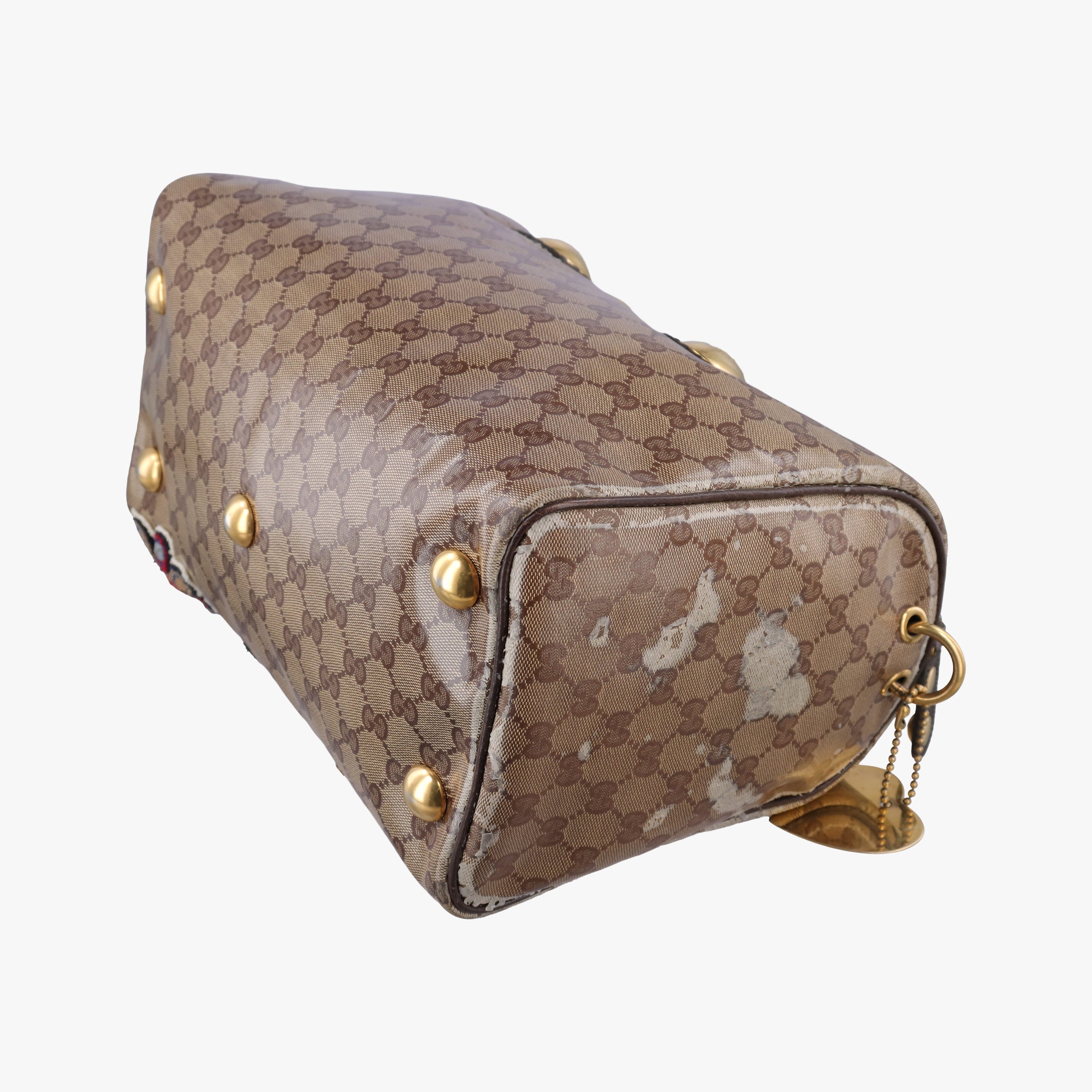 Pre-owned Gucci Babushka Multicolour PVC coated canvas 207775 handbag | stylenewstar