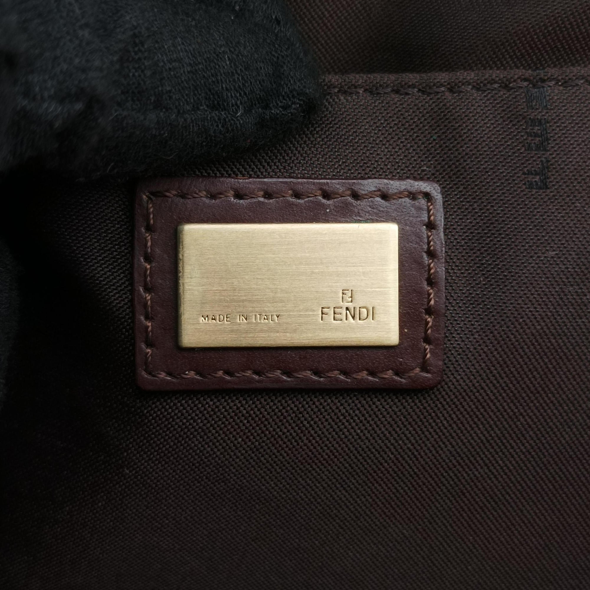 Pre-owned Fendi Borsa Brown Leather 8BR423 shoulderbag | stylenewstar