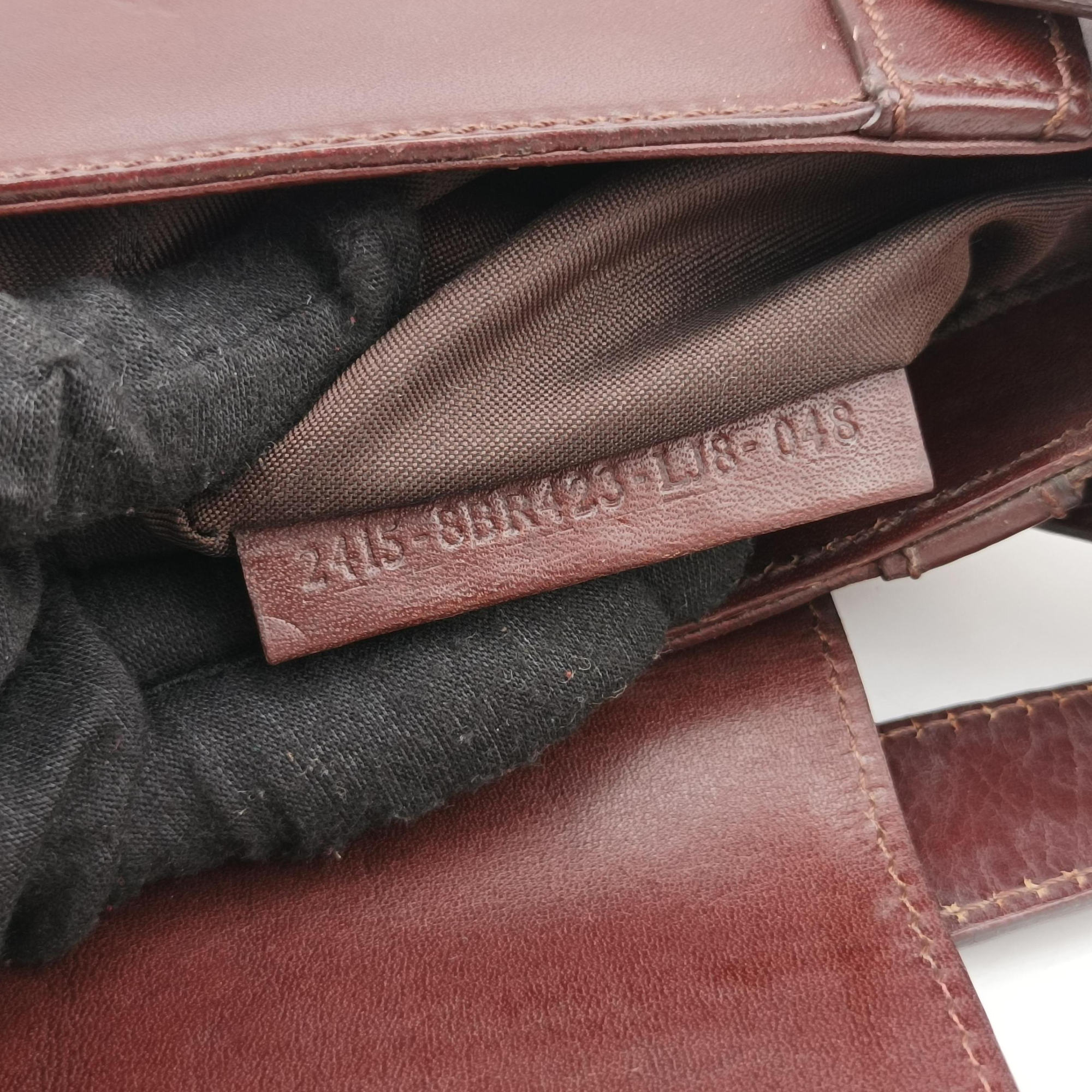 Pre-owned Fendi Borsa Brown Leather 8BR423 shoulderbag | stylenewstar