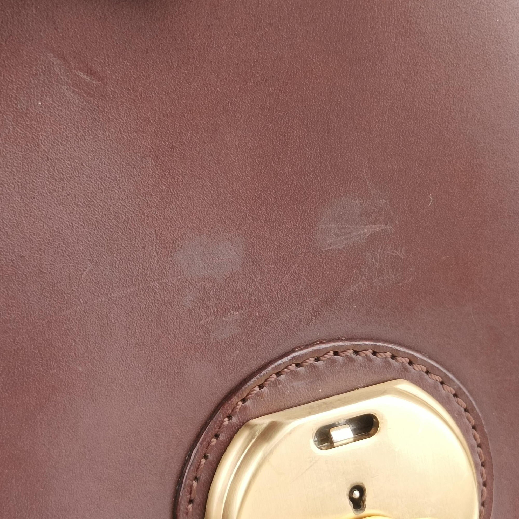 Pre-owned Fendi Borsa Brown Leather 8BR423 shoulderbag | stylenewstar