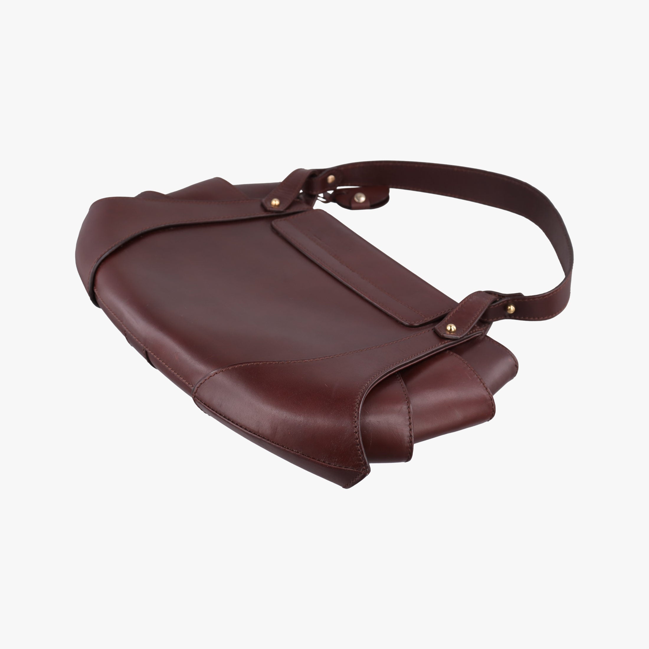 Pre-owned Fendi Borsa Brown Leather 8BR423 shoulderbag | stylenewstar