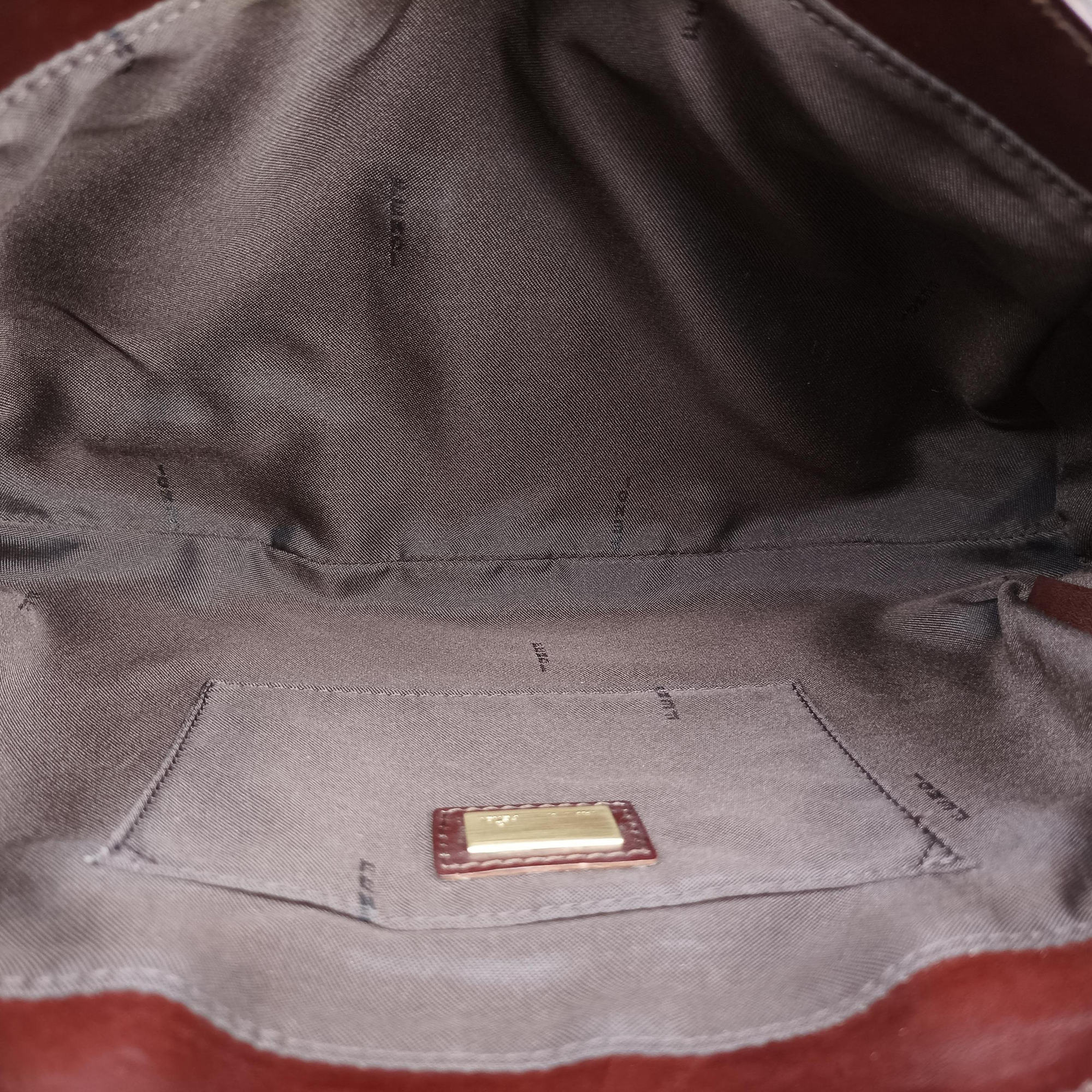 Pre-owned Fendi Borsa Brown Leather 8BR423 shoulderbag | stylenewstar