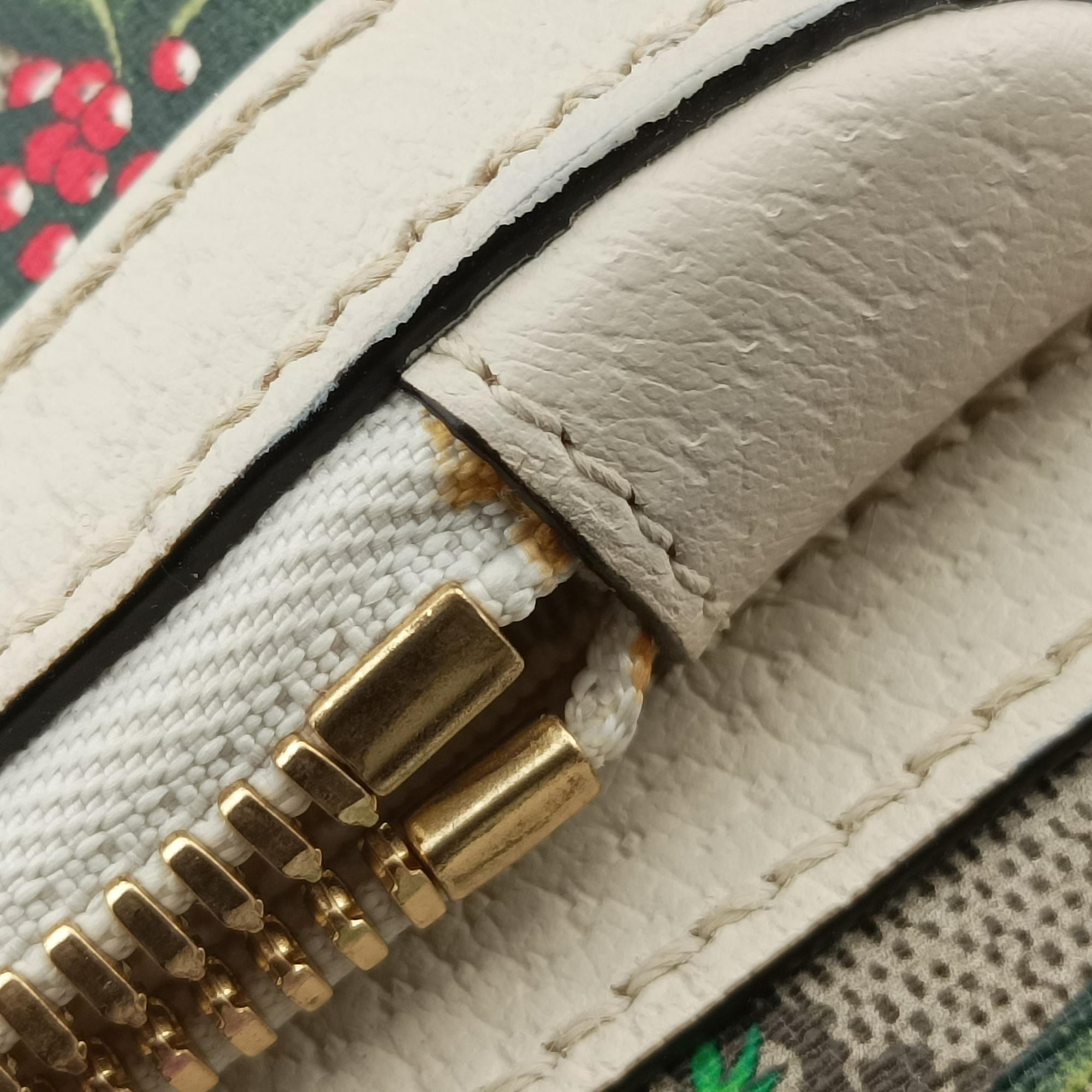 Pre-owned Gucci Ophidia Flora Multicolour PVC coated canvas×Leather 547965 backpack/rucksack | stylenewstar