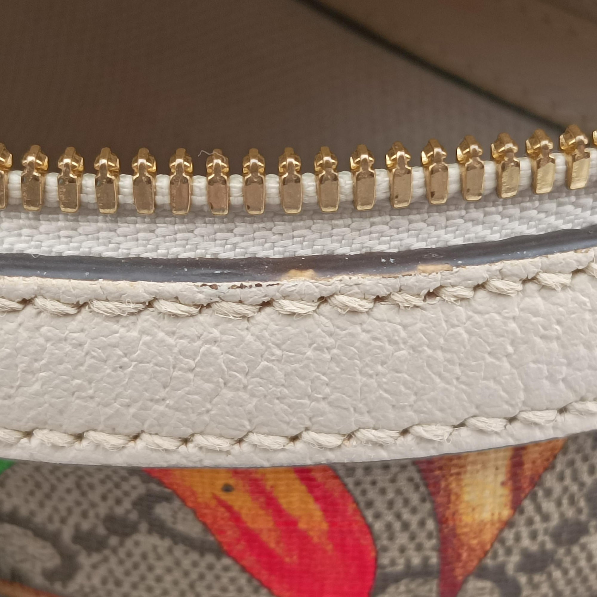 Pre-owned Gucci Ophidia Flora Multicolour PVC coated canvas×Leather 547965 backpack/rucksack | stylenewstar
