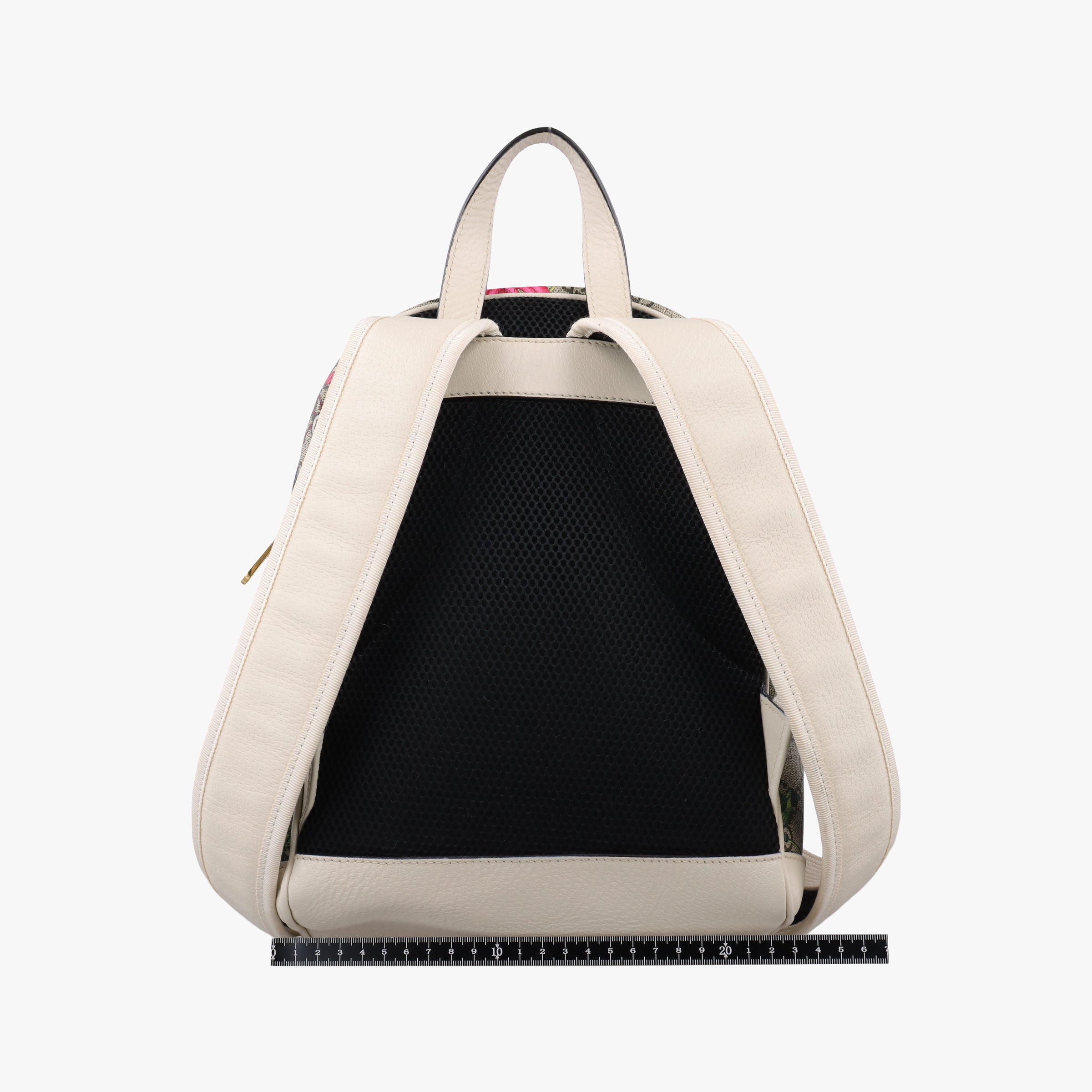 Pre-owned Gucci Ophidia Flora Multicolour PVC coated canvas×Leather 547965 backpack/rucksack | stylenewstar