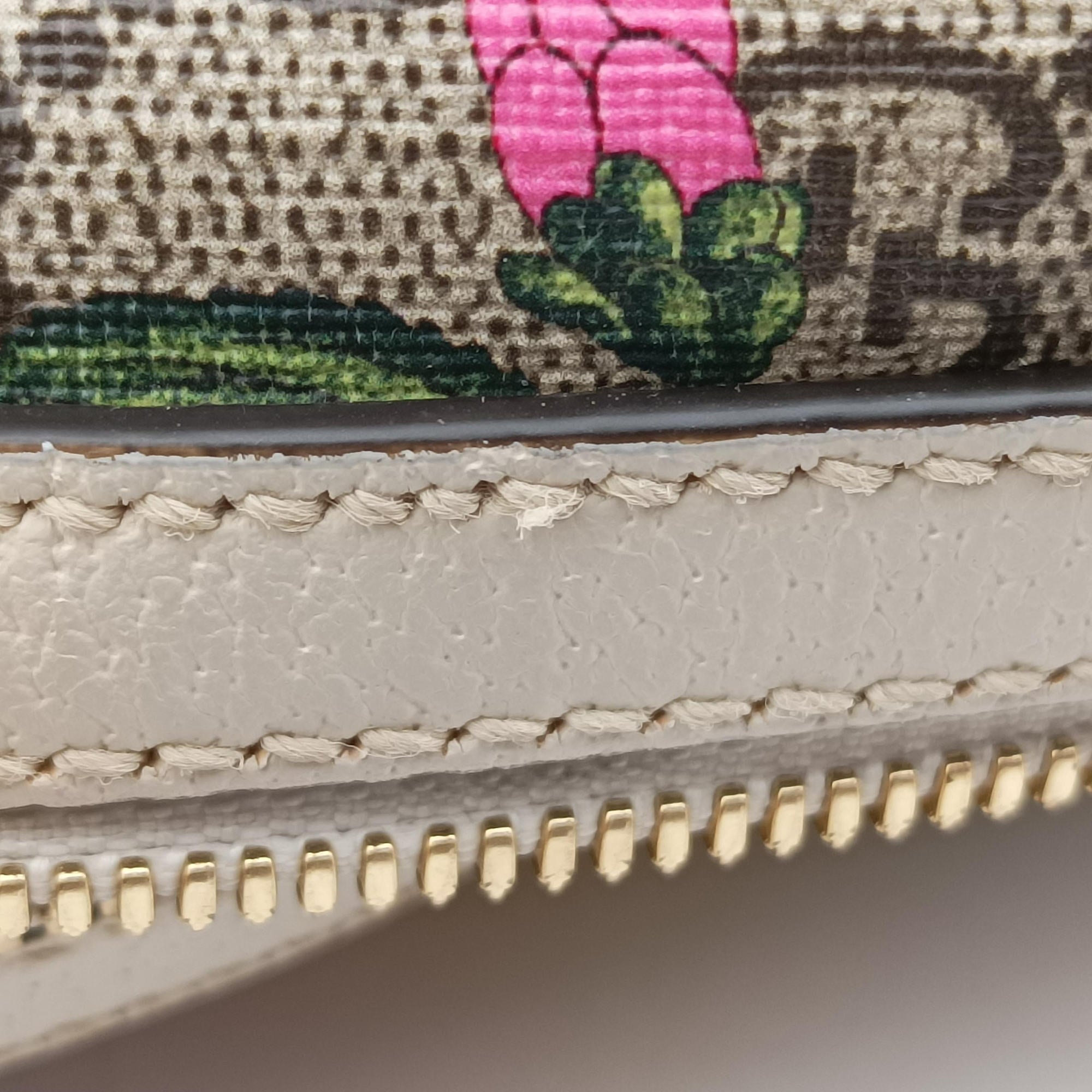 Pre-owned Gucci Ophidia Flora Multicolour PVC coated canvas×Leather 547965 backpack/rucksack | stylenewstar