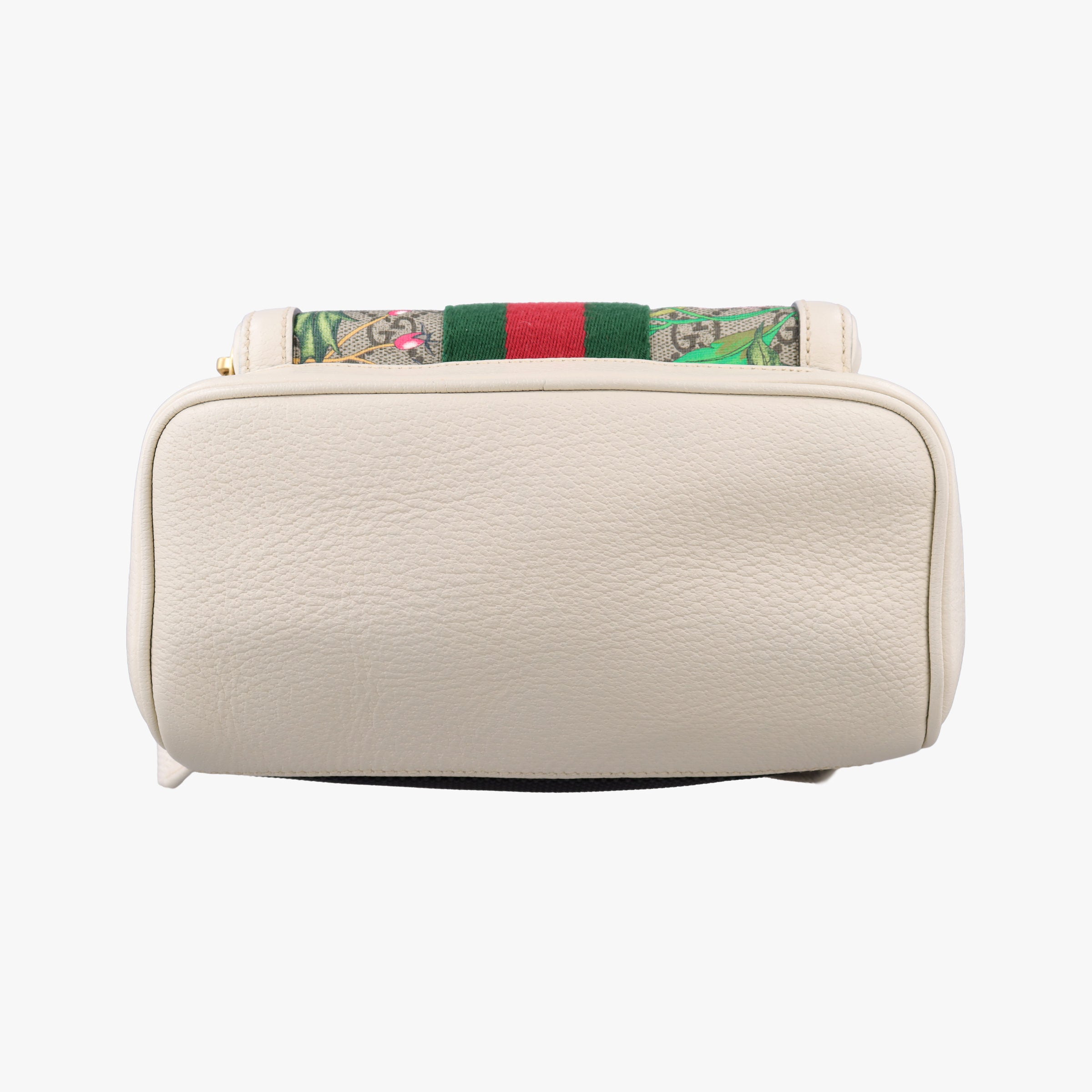 Pre-owned Gucci Ophidia Flora Multicolour PVC coated canvas×Leather 547965 backpack/rucksack | stylenewstar