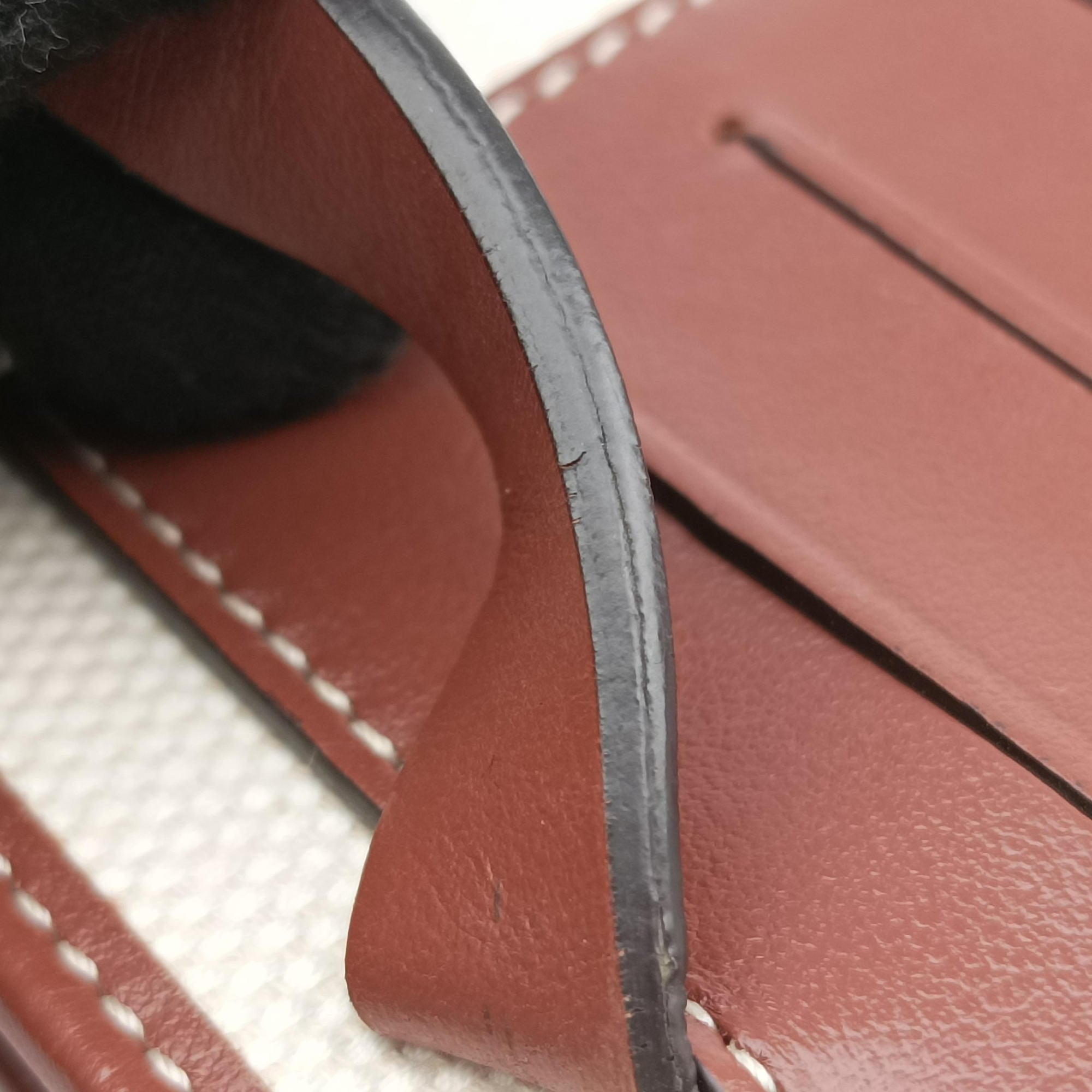Pre-owned Burberry Anne Beige×Brown Canvas×Leather  shoulderbag | stylenewstar