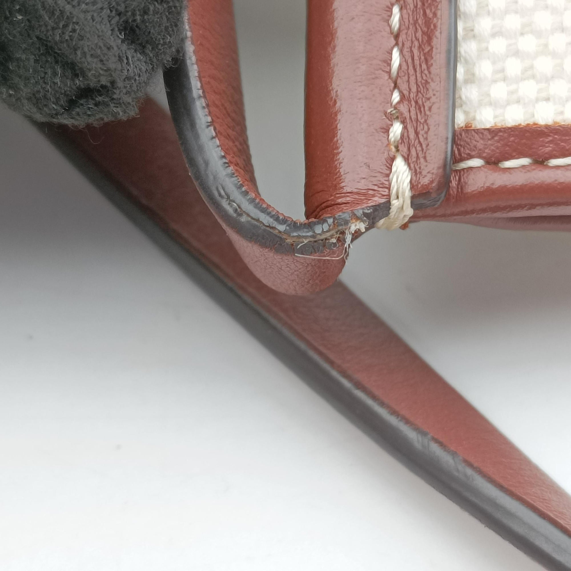Pre-owned Burberry Anne Beige×Brown Canvas×Leather  shoulderbag | stylenewstar