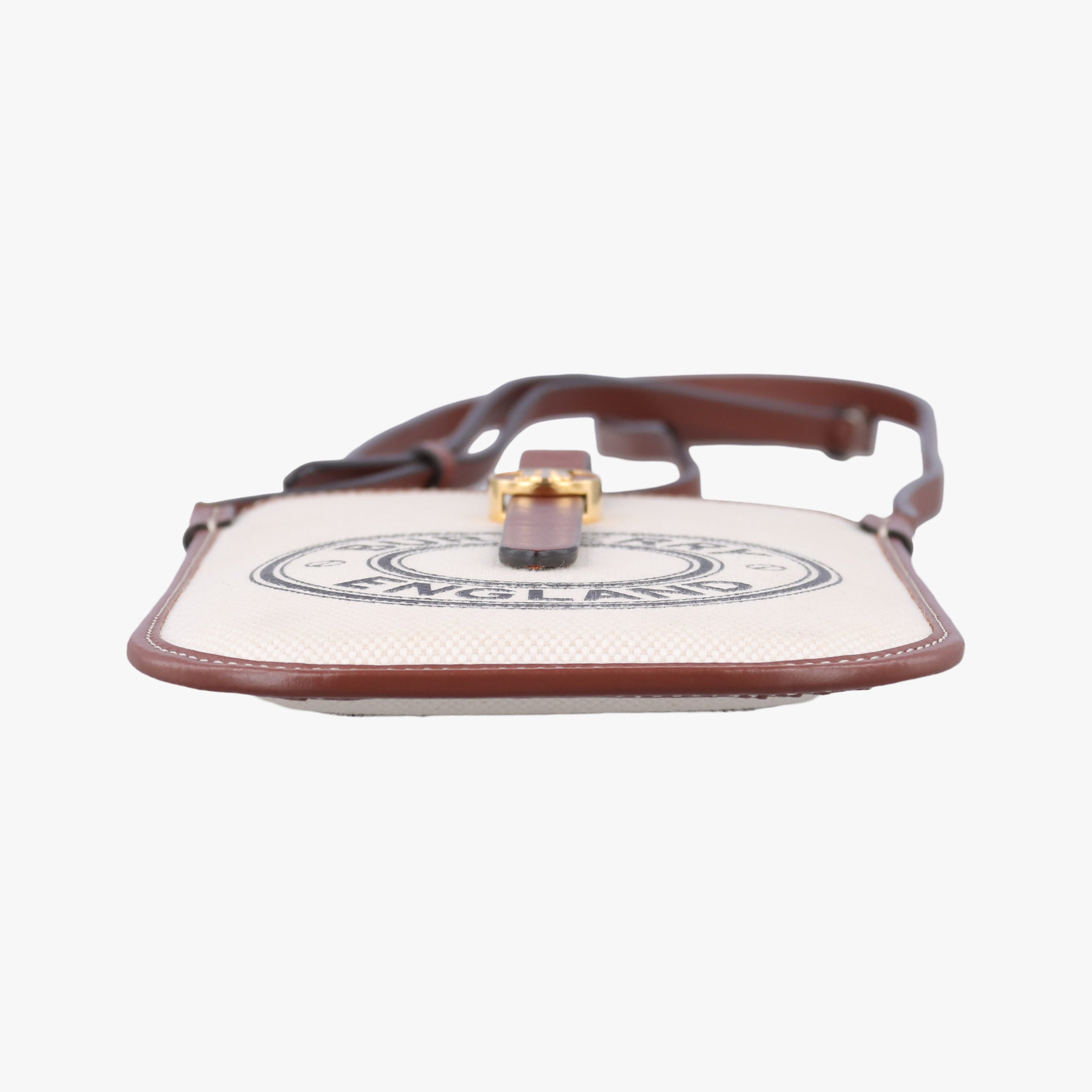 Pre-owned Burberry Anne Beige×Brown Canvas×Leather  shoulderbag | stylenewstar