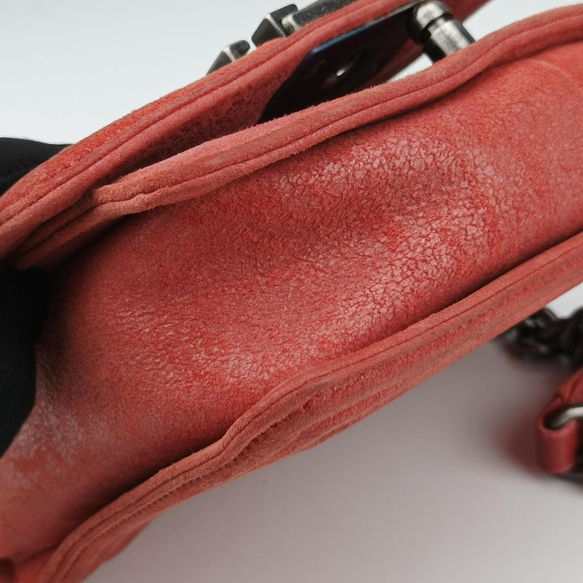 Pre-owned Chanel BOY CHANEL Red Leather A67952 shoulderbag | stylenewstar