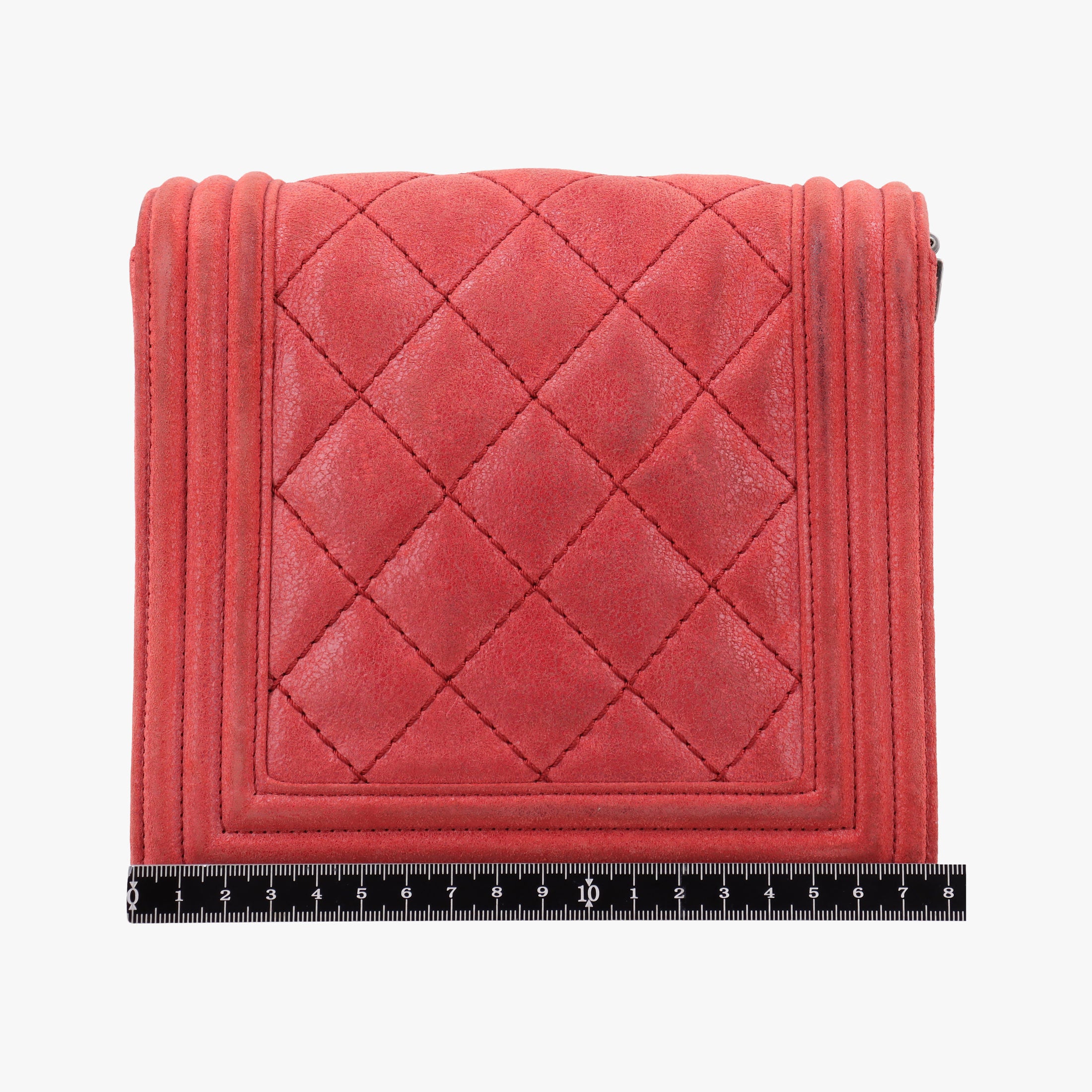 Pre-owned Chanel BOY CHANEL Red Leather A67952 shoulderbag | stylenewstar