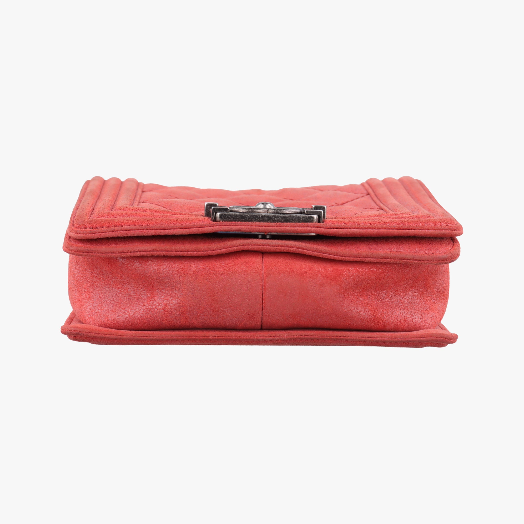 Pre-owned Chanel BOY CHANEL Red Leather A67952 shoulderbag | stylenewstar