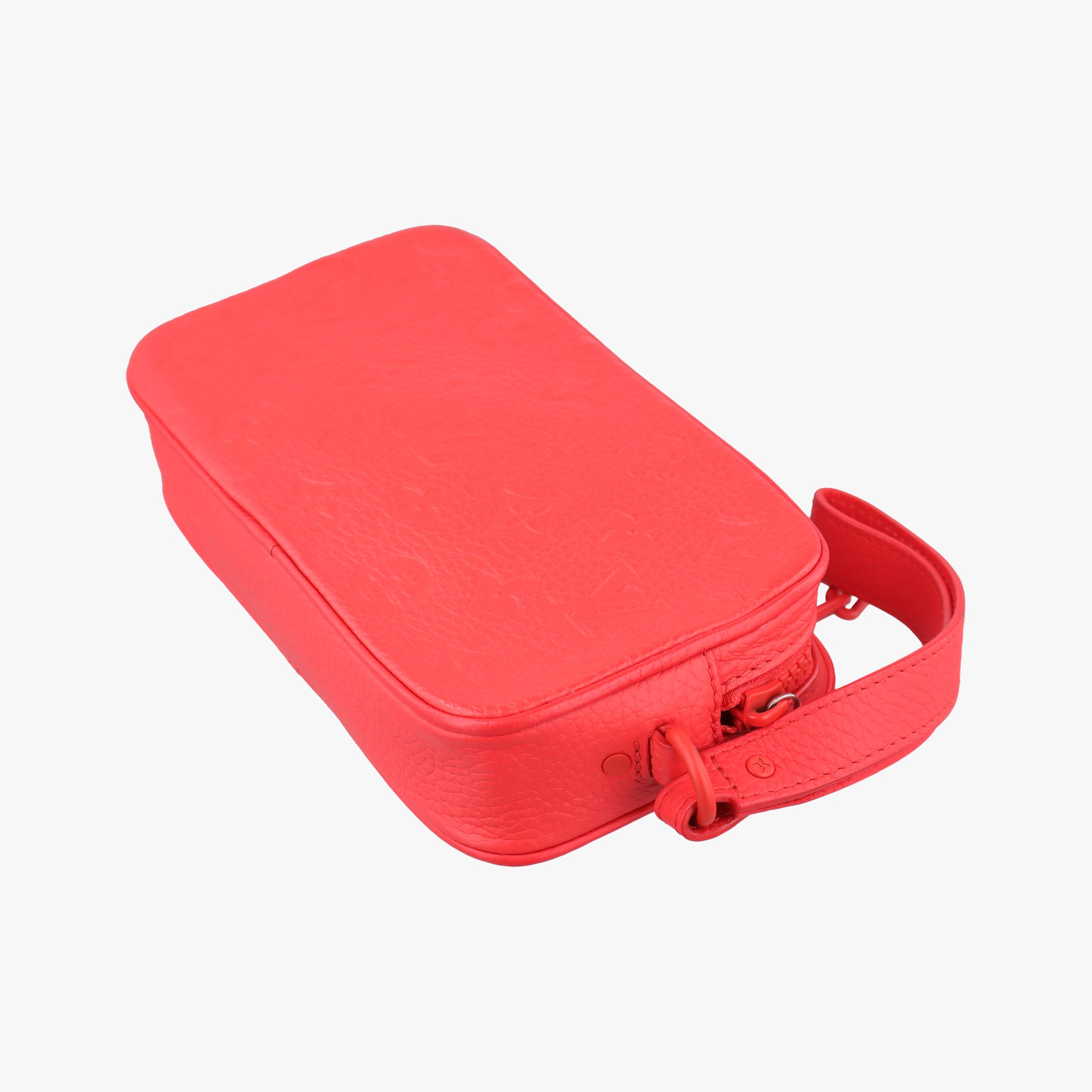Vintage Louis Vuitton Pochette Volga Red Monogram Empreinte M53555 clutchbag | stylenewstar