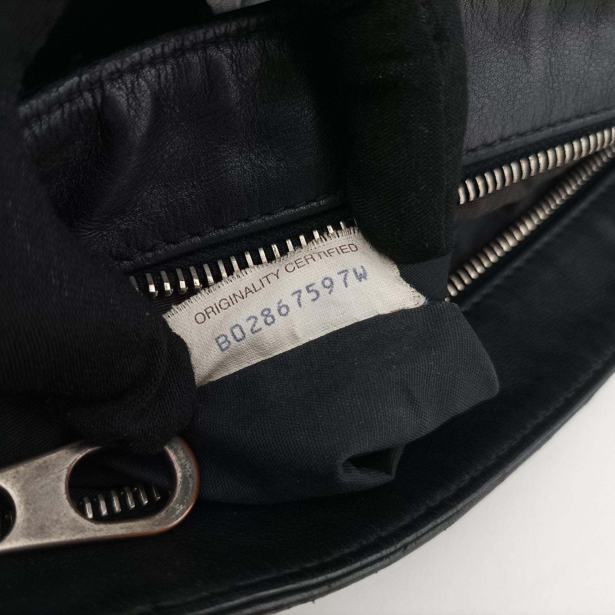 Pre-owned Bottega Veneta Intrecciato Black lambskin  shoulderbag | stylenewstar