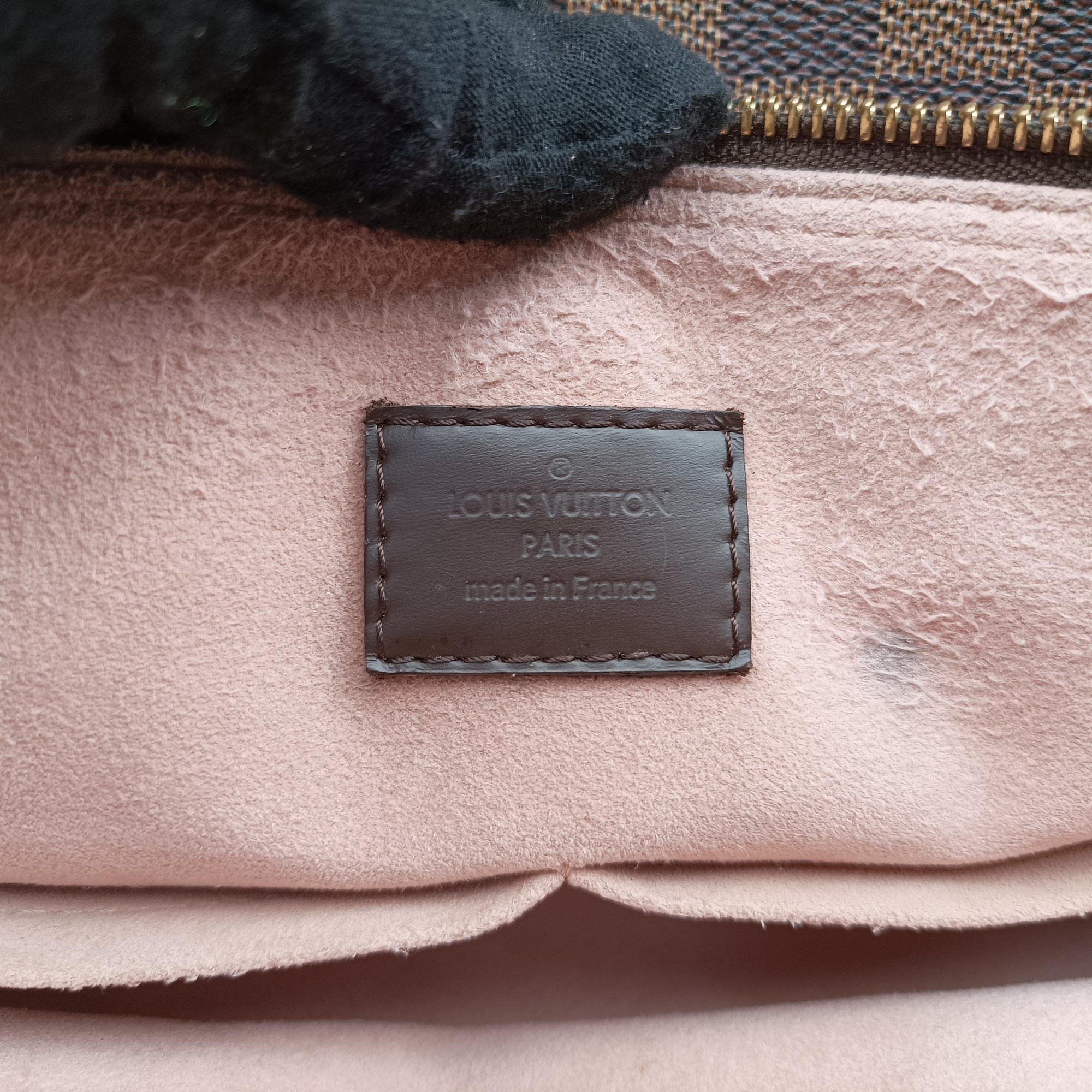 Secondhand Louis Vuitton Normandy Magnolia×Pink Damier canvas×Taurillon leather N41488 shoulderbag | stylenewstar