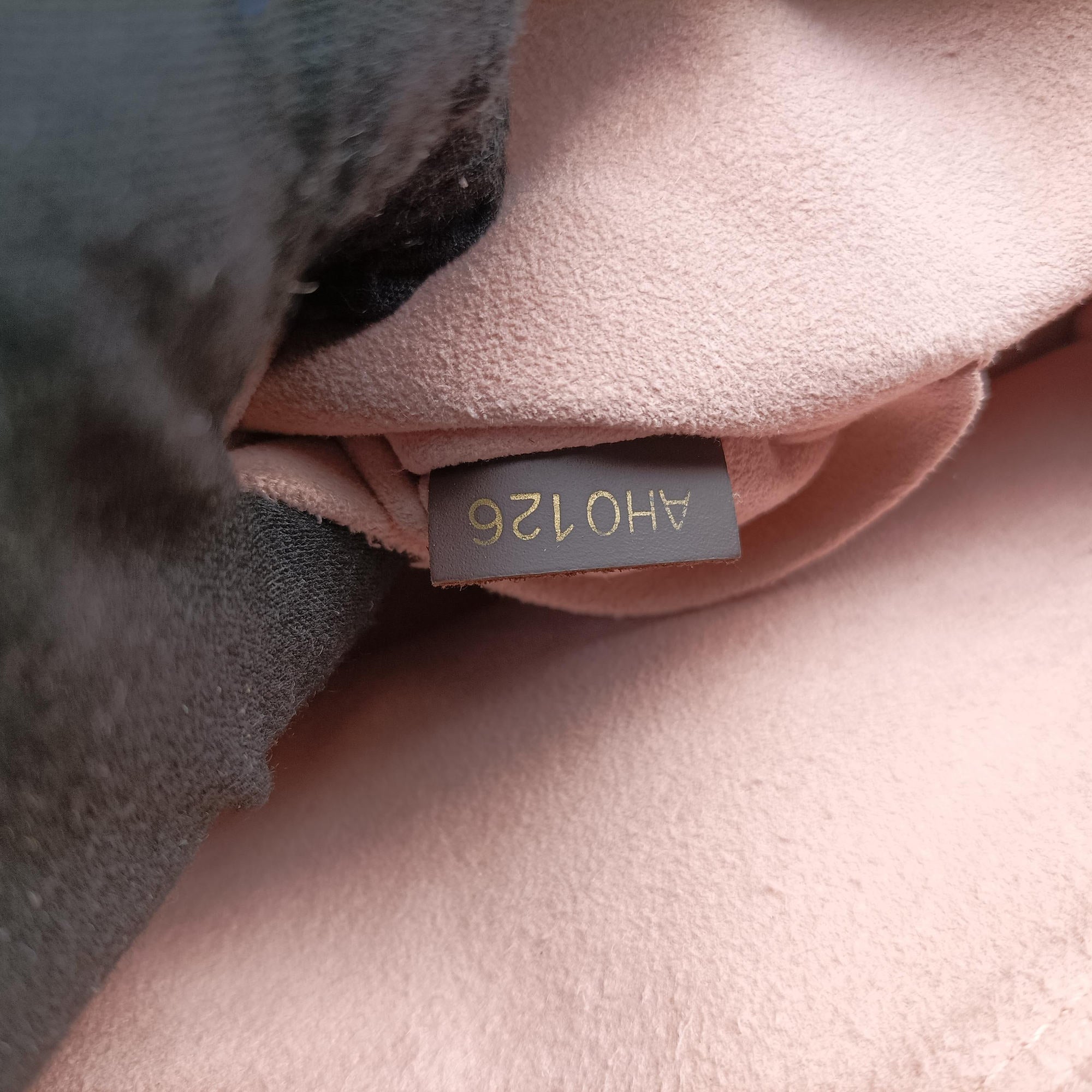 Secondhand Louis Vuitton Normandy Magnolia×Pink Damier canvas×Taurillon leather N41488 shoulderbag | stylenewstar